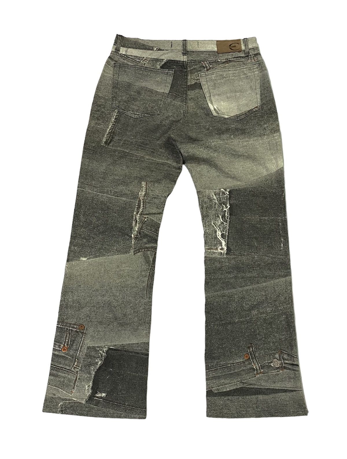 Just Cavalli 💃Just Cavalli Flare Graphic Printed Pants Size US 31 - 3 Thumbnail