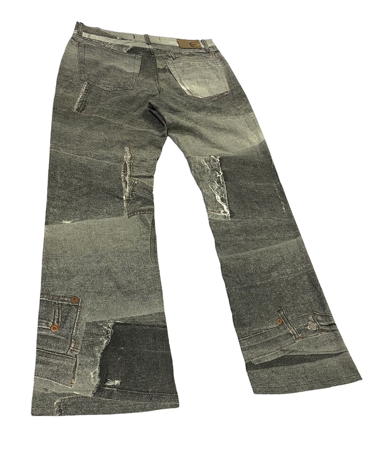 Just Cavalli 💃Just Cavalli Flare Graphic Printed Pants Size US 31 - 21 Thumbnail