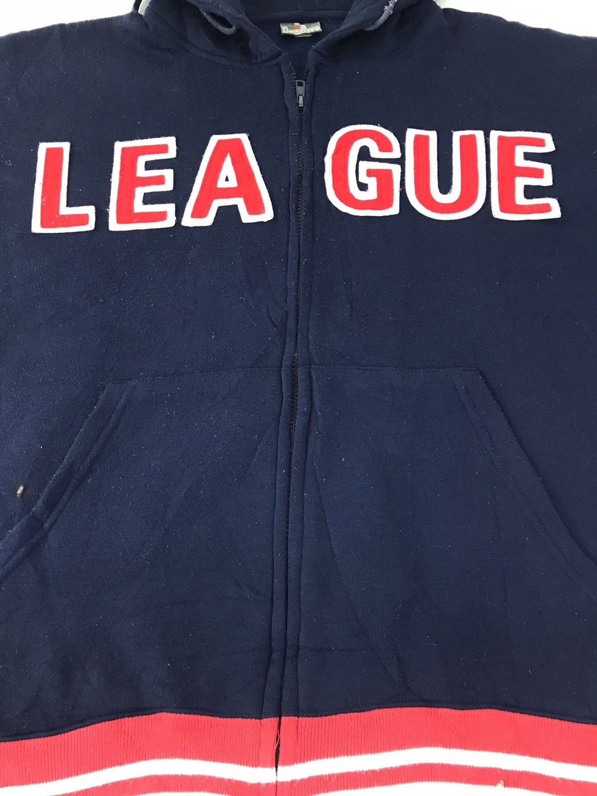 Japanese Brand × Vintage Beaumere League Hoodies Jacket Zipper Big Logo Style Size US XL / EU 56 / 4 - 3 Thumbnail