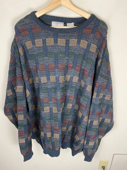 Vintage Vintage Cross Hatch Knit Sweater | Grailed