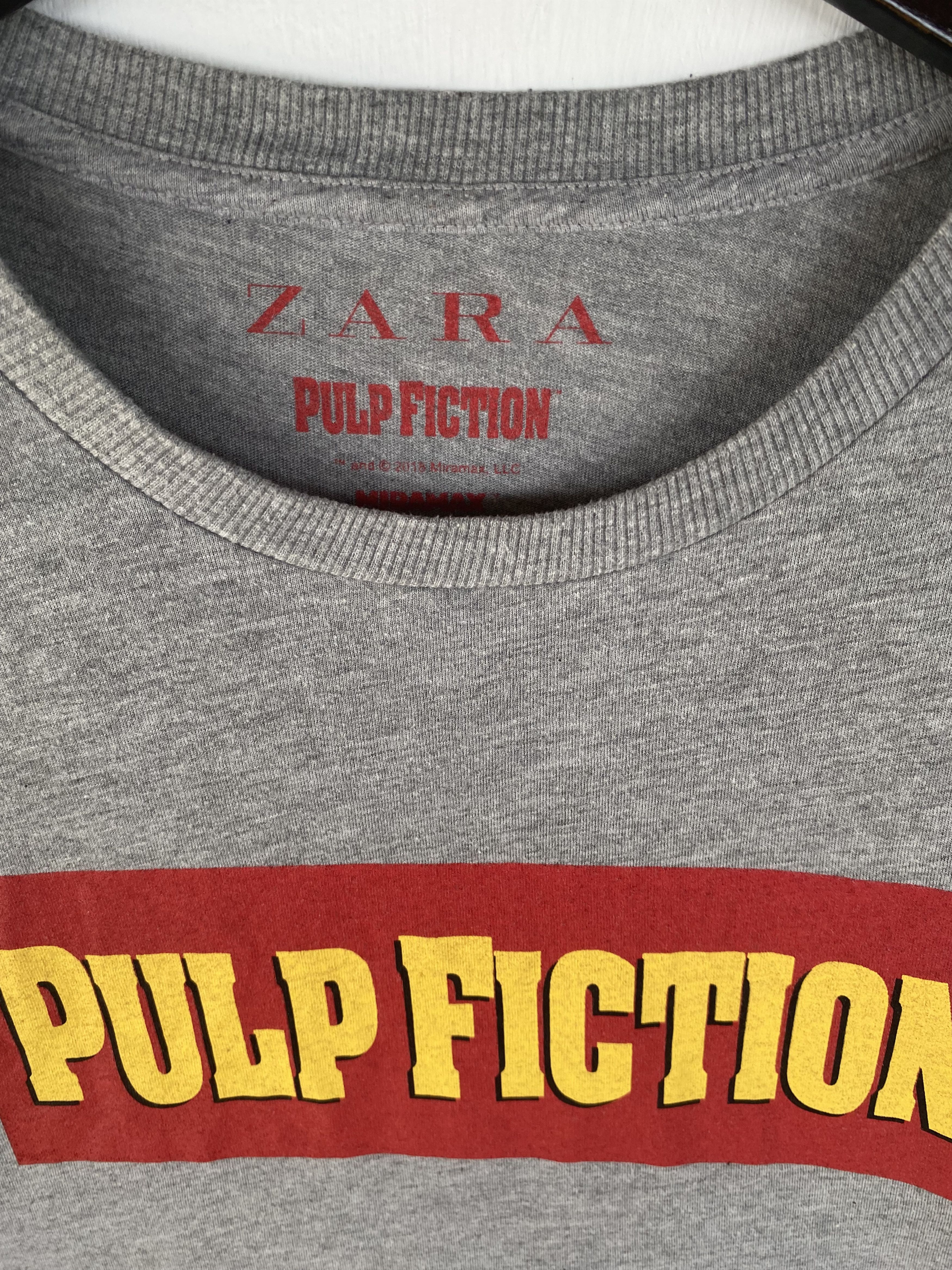 Zara 💥PULP FICTION x Zara brand comedy crime film MOVIE tee shirt Size US L / EU 52-54 / 3 - 3 Thumbnail