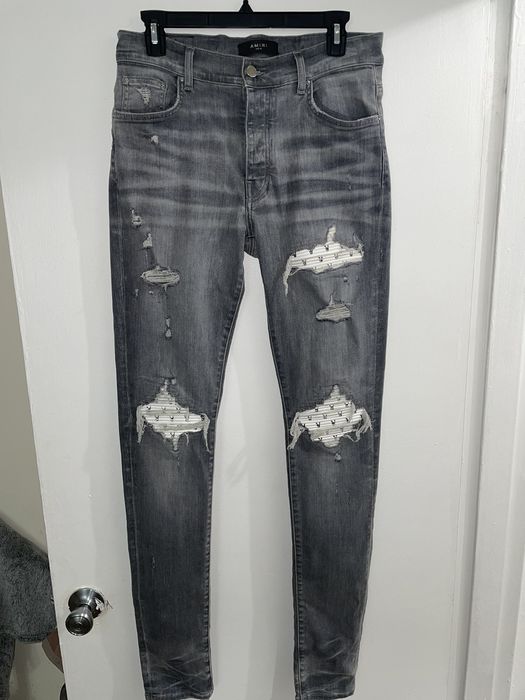 Amiri AMIRI GRAY PLAYBOY MX1 JEANS | Grailed