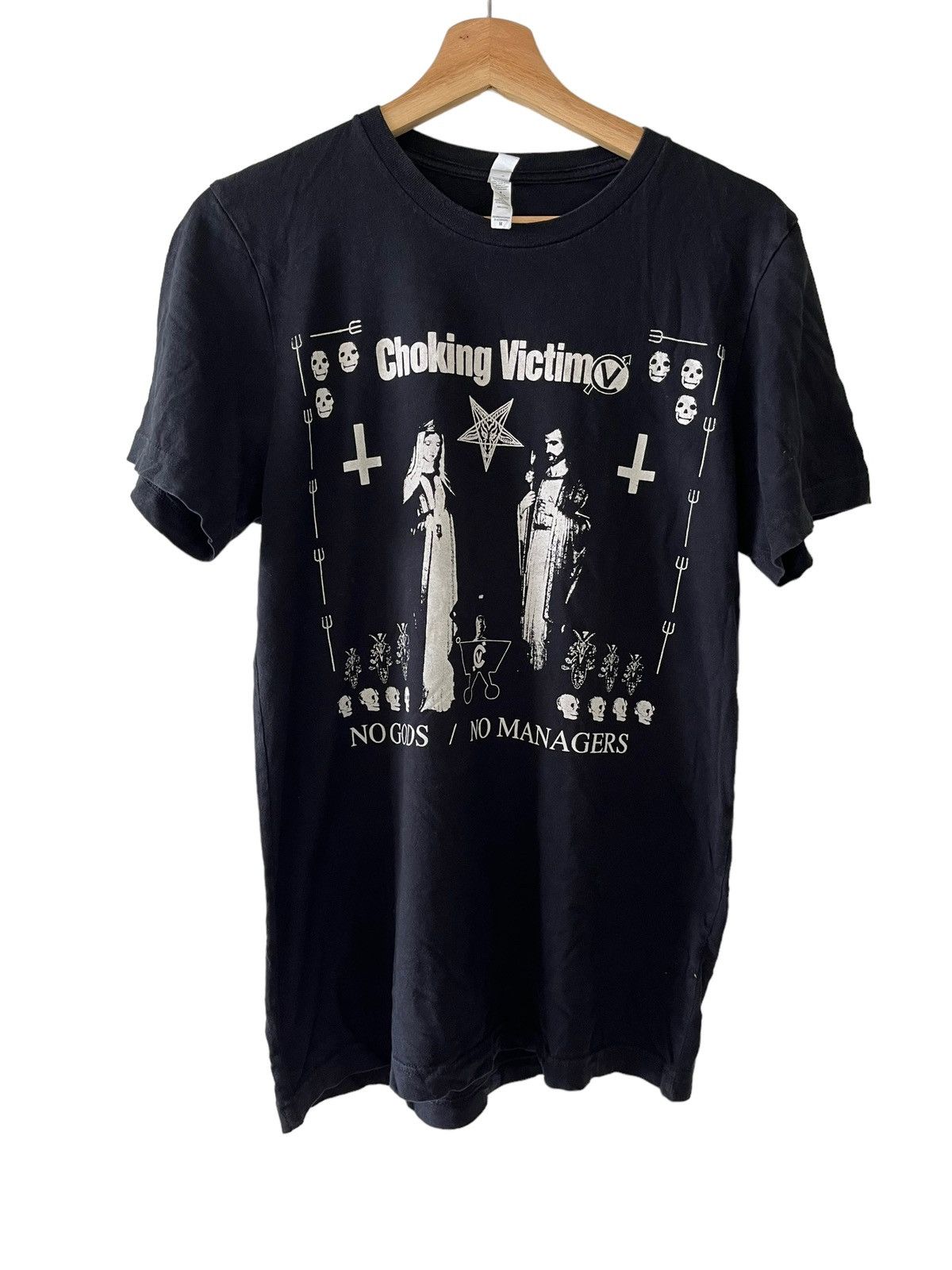 Band Tees × Seditionaries × Vintage Vintage Choking Victim Band Punk Rock No God No Manager Size US M / EU 48-50 / 2 - 1 Thumbnail
