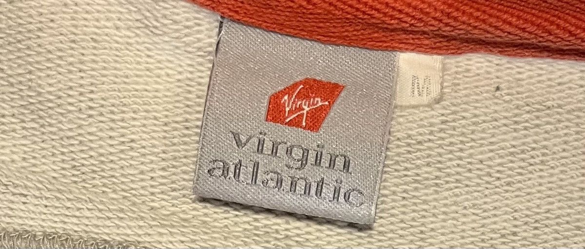 Vintage Vintage Virgin Atlantic Mock Neck Sweatshirt Size US M / EU 48-50 / 2 - 3 Thumbnail