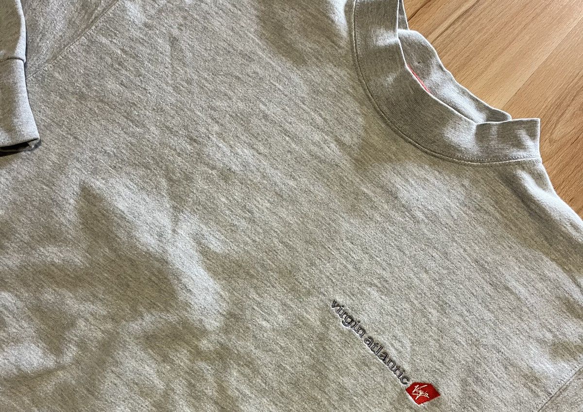 Vintage Vintage Virgin Atlantic Mock Neck Sweatshirt Size US M / EU 48-50 / 2 - 2 Thumbnail