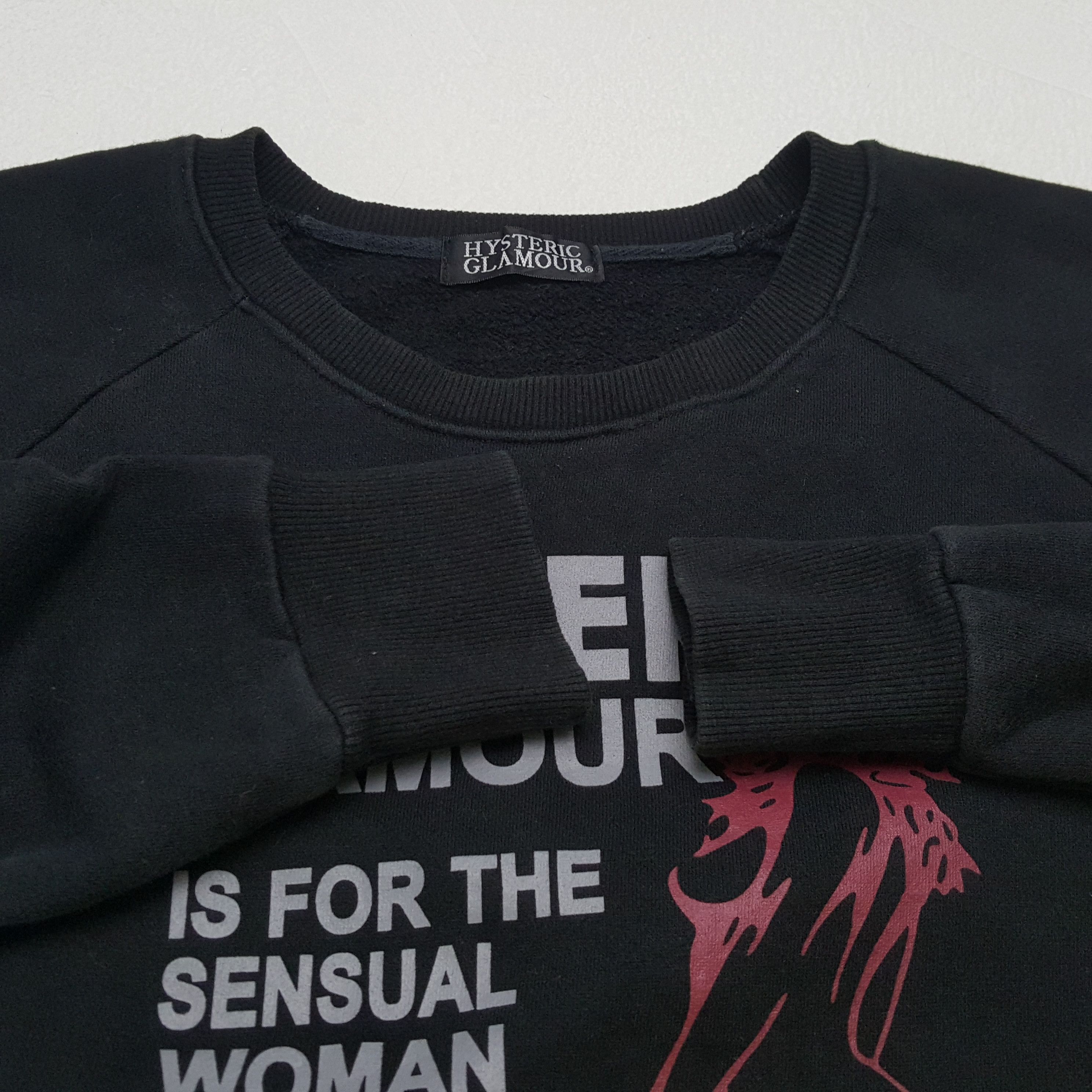 Hysteric Glamour × Japanese Brand × Vintage Vintage HYSTERIC GLAMOUR Japanese Brand Sweatshirts Size US M / EU 48-50 / 2 - 8 Thumbnail
