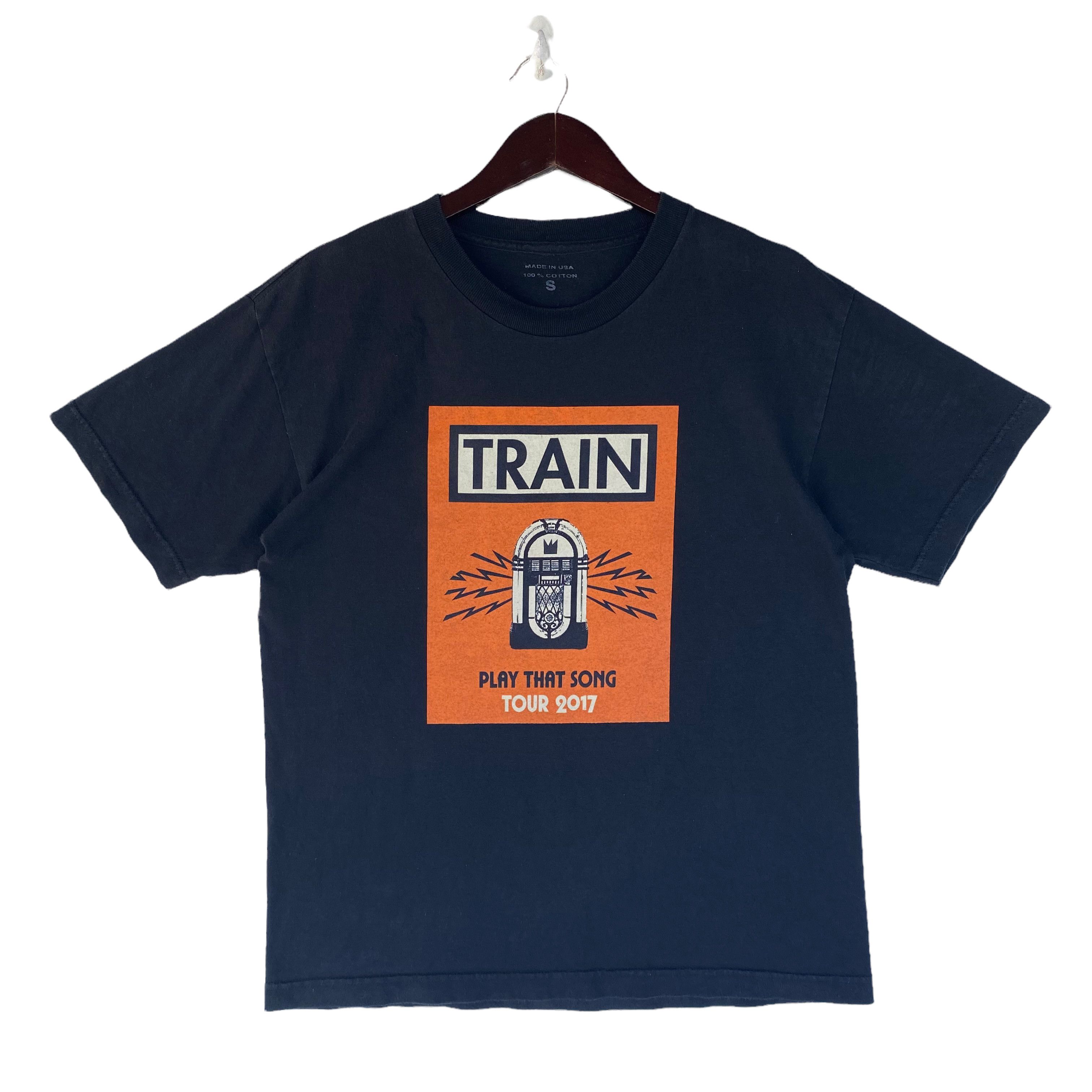 Band Tees 💥TRAIN Pop Rock band Play that song tour 2017 USA tee shirt Size US M / EU 48-50 / 2 - 1 Thumbnail