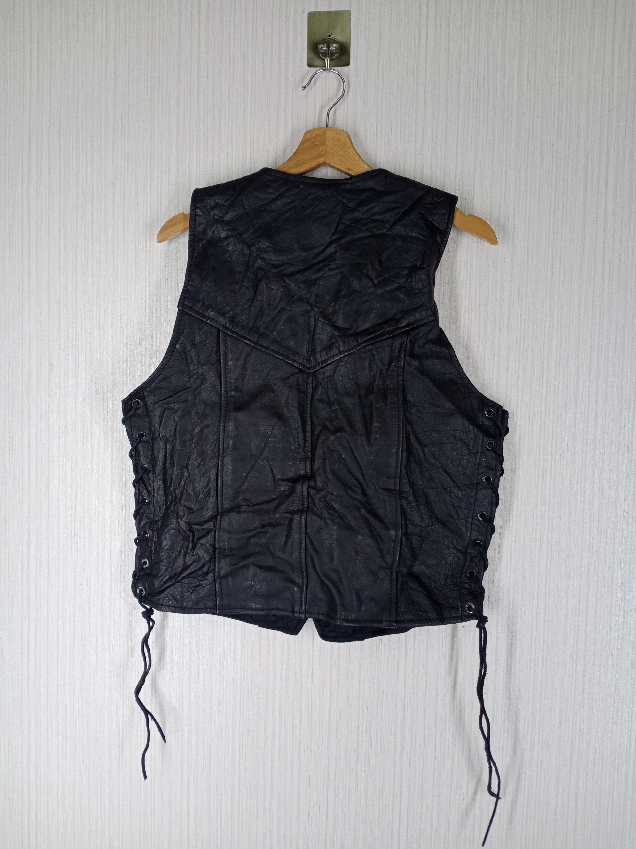 Genuine Leather Bikers Pro Rider Vest Genuine Leather Inspired Schott Size US M / EU 48-50 / 2 - 4 Thumbnail