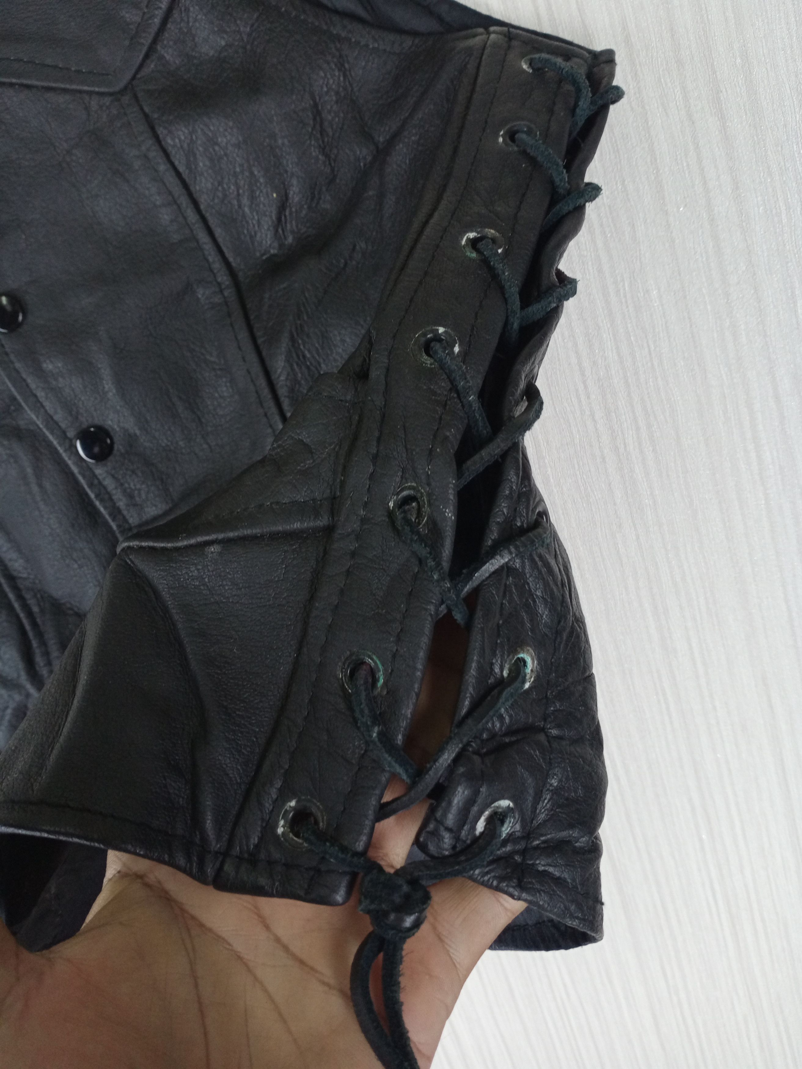 Genuine Leather Bikers Pro Rider Vest Genuine Leather Inspired Schott Size US M / EU 48-50 / 2 - 6 Thumbnail