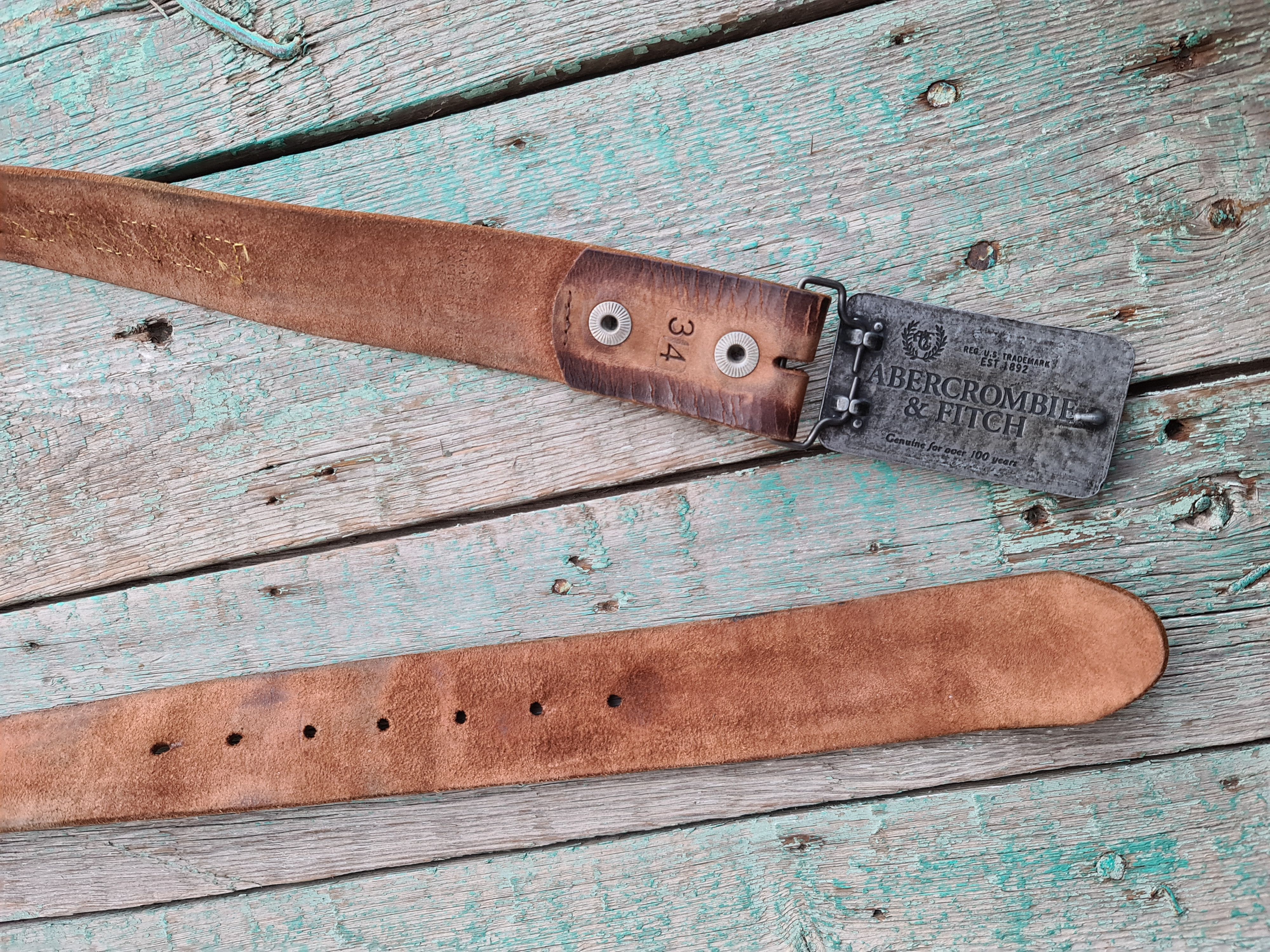 Abercrombie & Fitch Cool Abercrombie & Fitch Vintage belt Size 34 - 6 Thumbnail