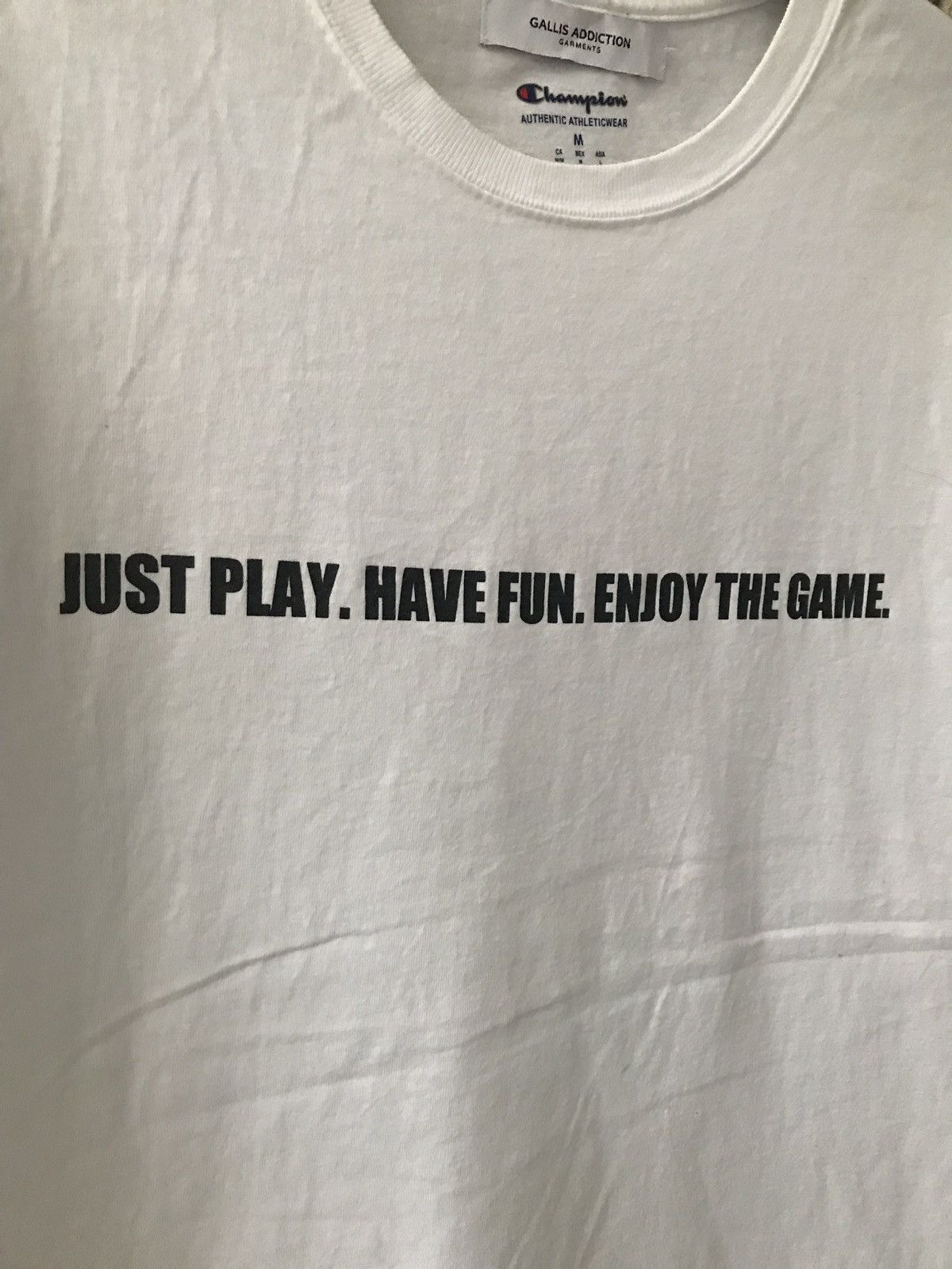 Champion × Designer Champion X Gallis Addiction Tee SPELL OUT at Back Print Size US M / EU 48-50 / 2 - 4 Thumbnail