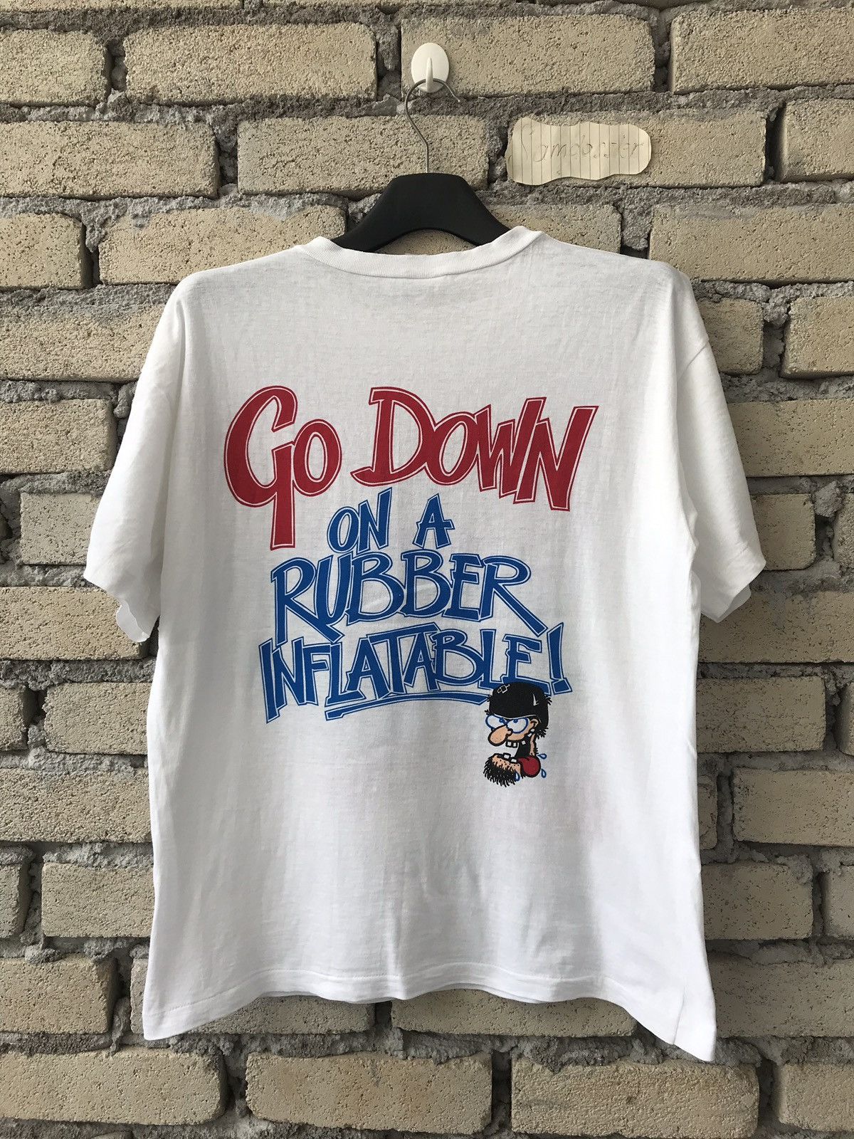 Man Made In Australia × Vintage Vintage 90s Racing Thunder White Water Rafting Australia Size US S / EU 44-46 / 1 - 3 Thumbnail