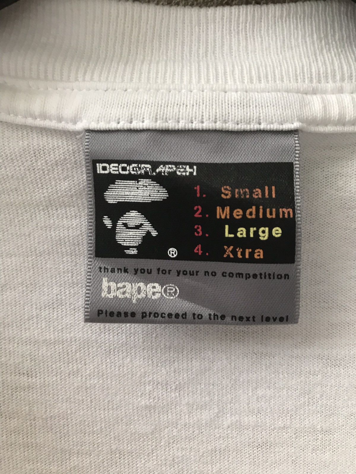 Bape BAPE FELICITEE A BATHING APE SPELL OUT Tee Size US L / EU 52-54 / 3 - 6 Thumbnail