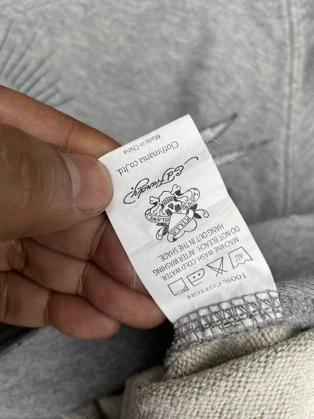 Designer × Ed Hardy Ed Hardy Distressed Style Crewneck Size US L / EU 52-54 / 3 - 9 Thumbnail