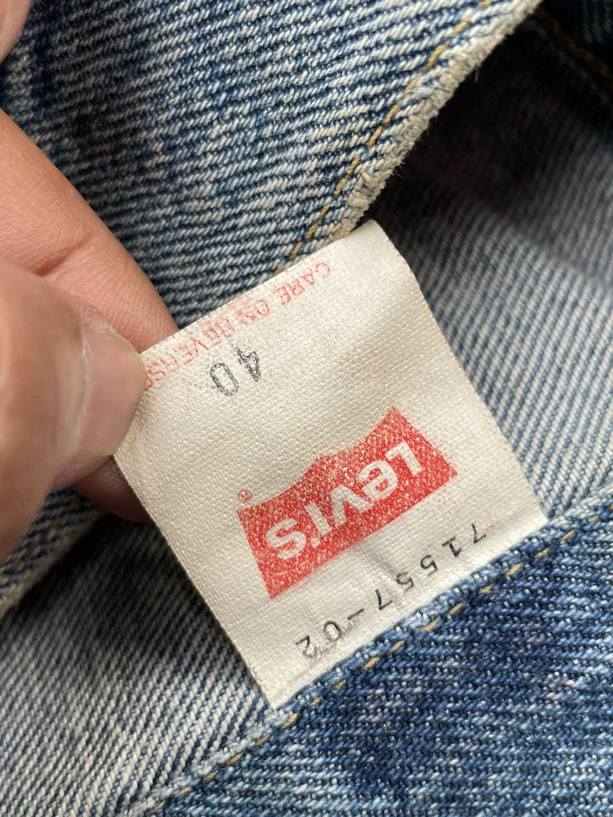 Levi's Vintage 1996 Levis 557 E Denim Jacket Size US M / EU 48-50 / 2 - 11 Thumbnail