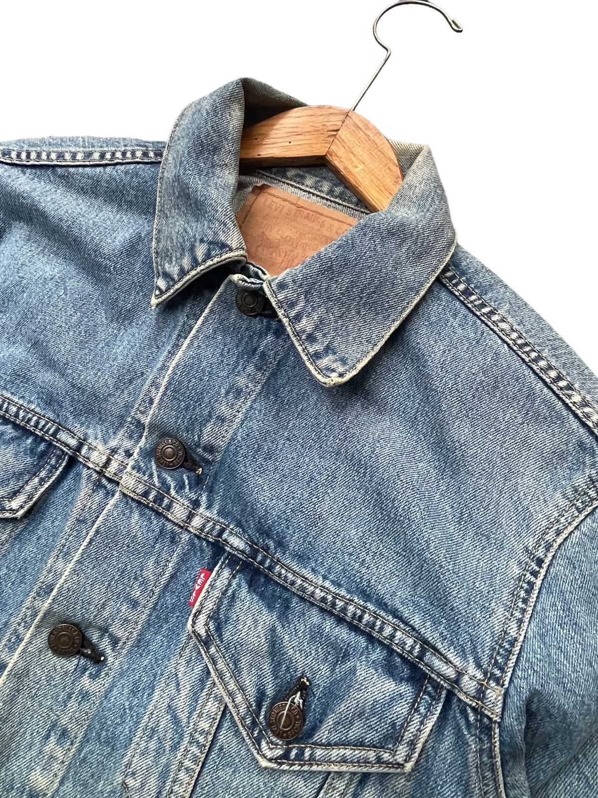 Levi's Vintage 1996 Levis 557 E Denim Jacket Size US M / EU 48-50 / 2 - 4 Thumbnail