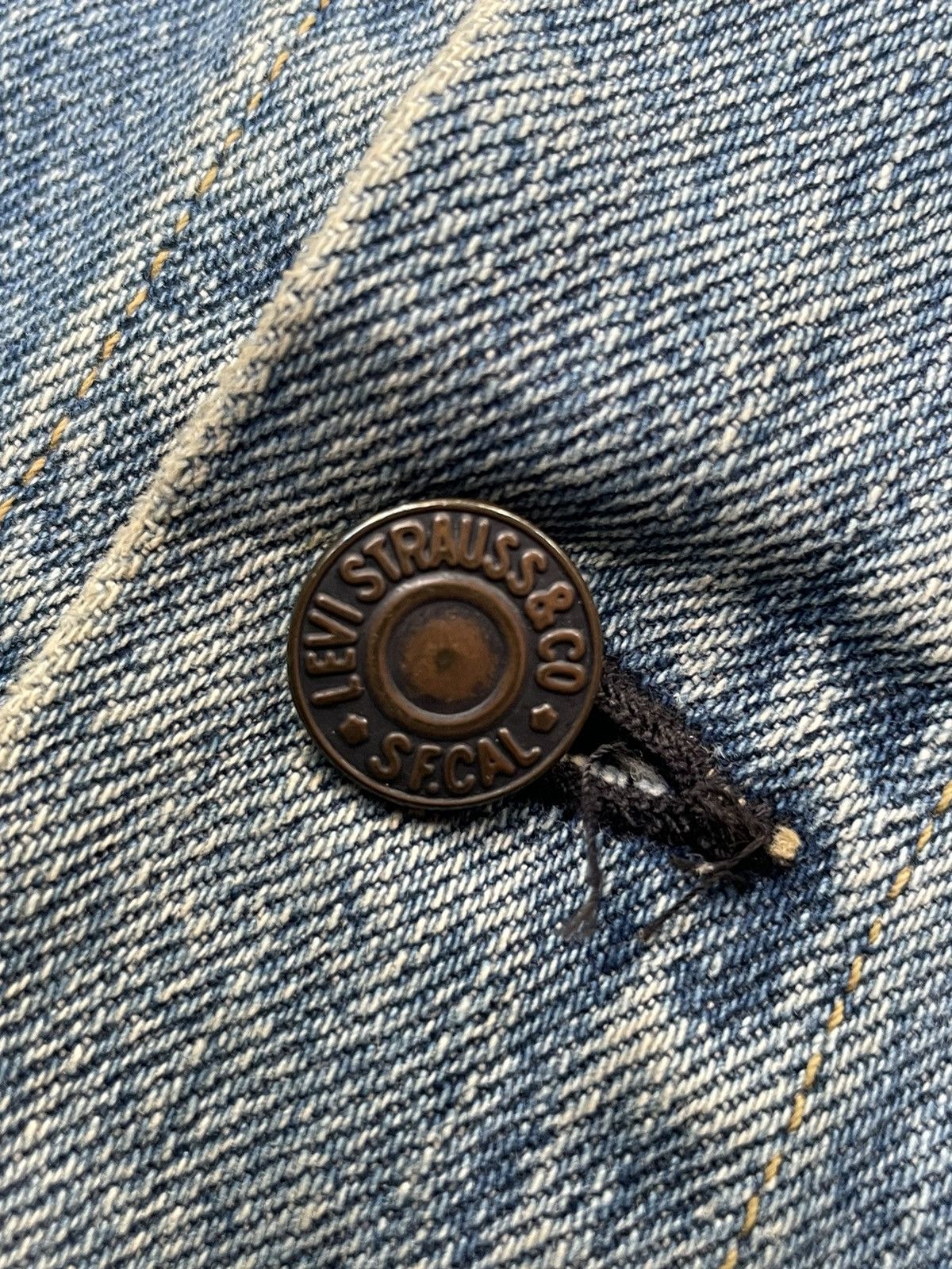 Levi's Vintage 1996 Levis 557 E Denim Jacket Size US M / EU 48-50 / 2 - 15 Thumbnail