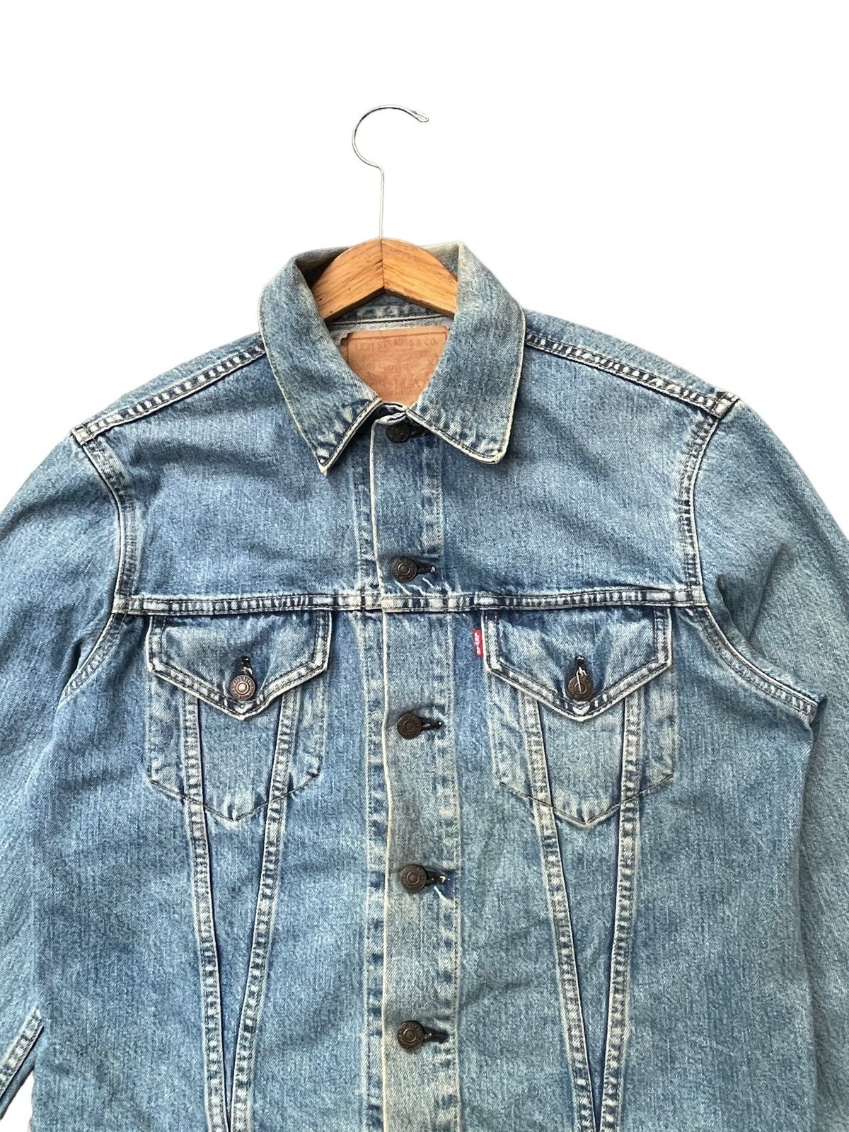 Levi's Vintage 1996 Levis 557 E Denim Jacket Size US M / EU 48-50 / 2 - 3 Thumbnail