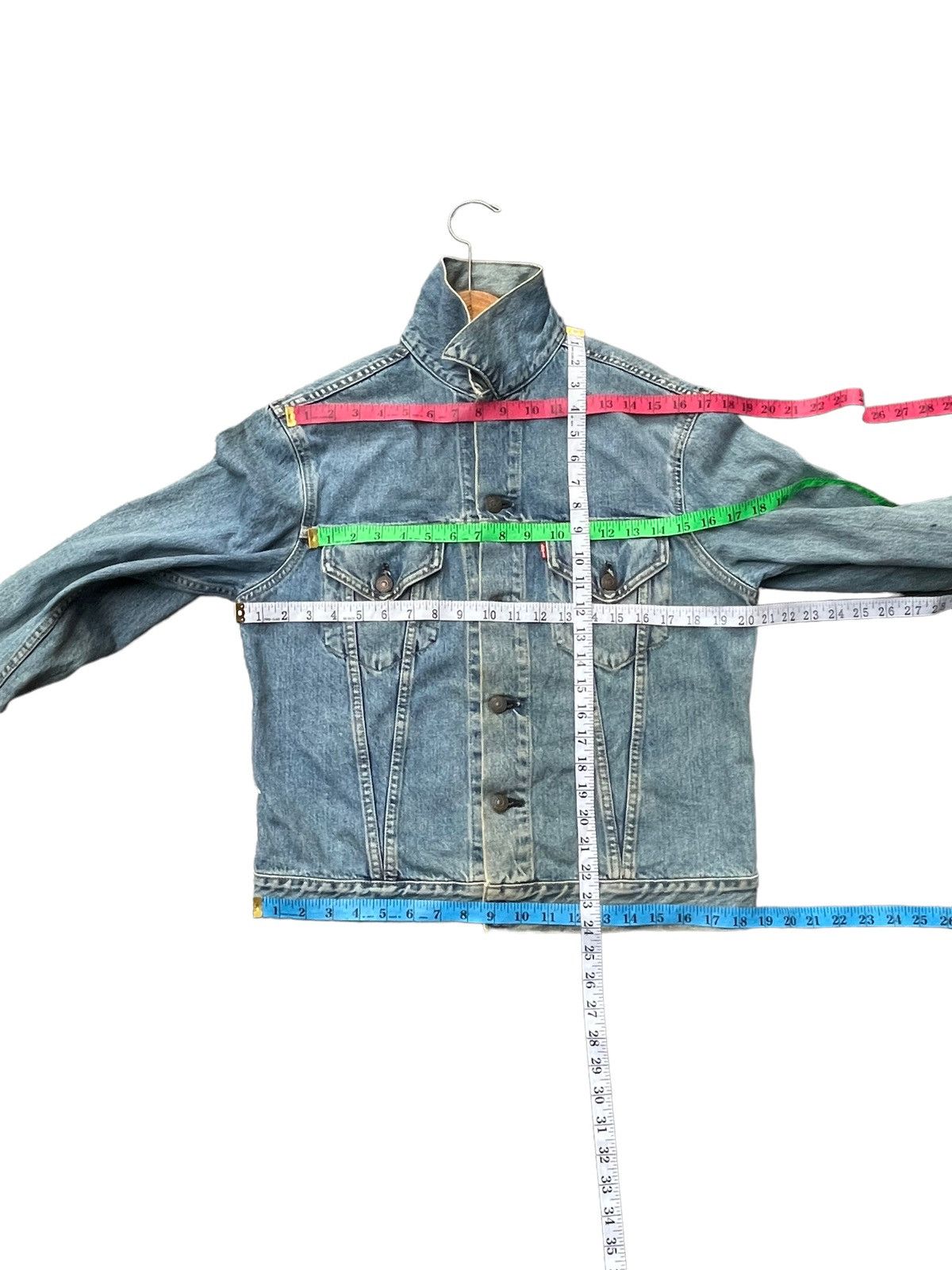 Levi's Vintage 1996 Levis 557 E Denim Jacket Size US M / EU 48-50 / 2 - 17 Thumbnail