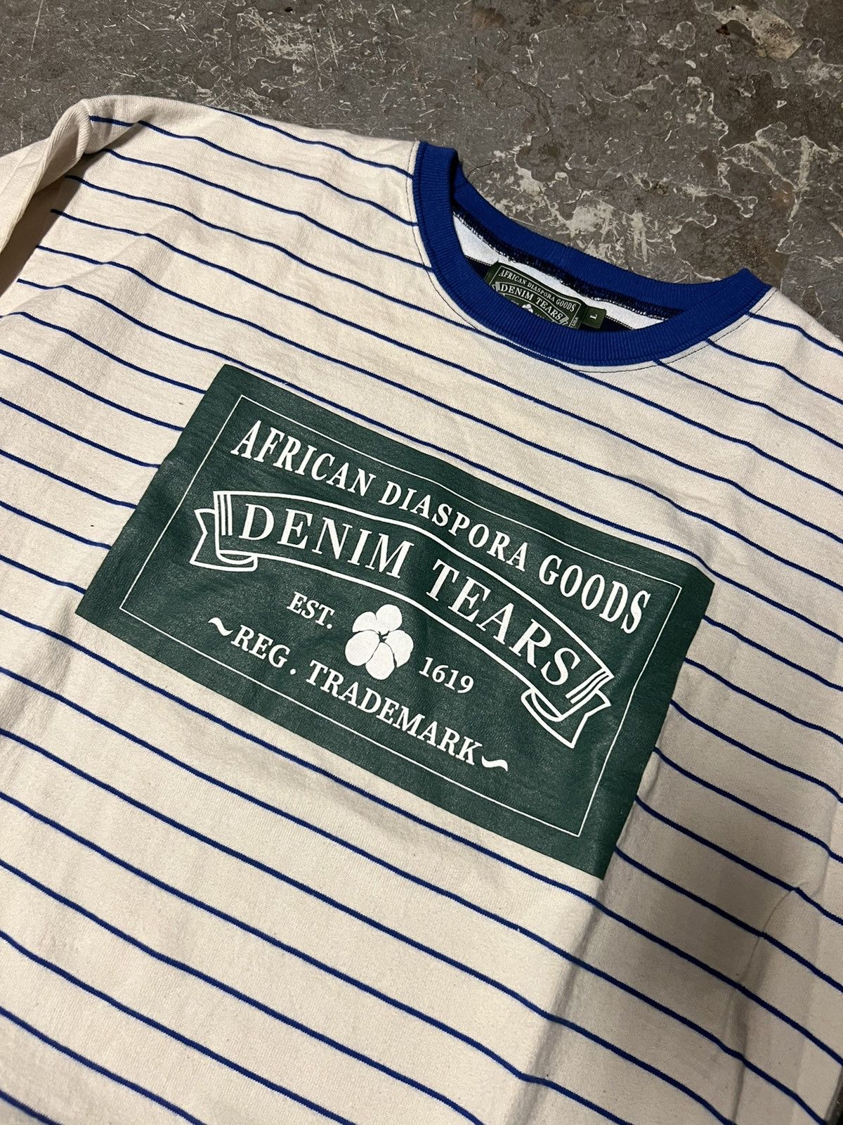 DENIM TEARS Denim tears patterned longsleeve Size US L / EU 52-54 / 3 - 2 Thumbnail