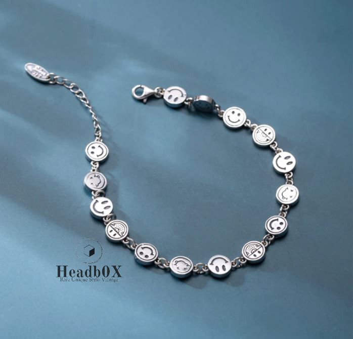 Jewelry Multi Smiling Face Bracelet Size ONE SIZE - 1 Thumbnail