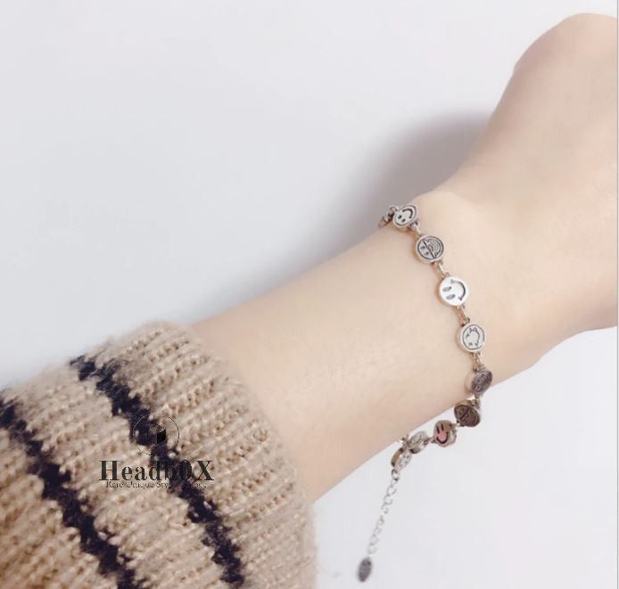 Jewelry Multi Smiling Face Bracelet Size ONE SIZE - 3 Thumbnail