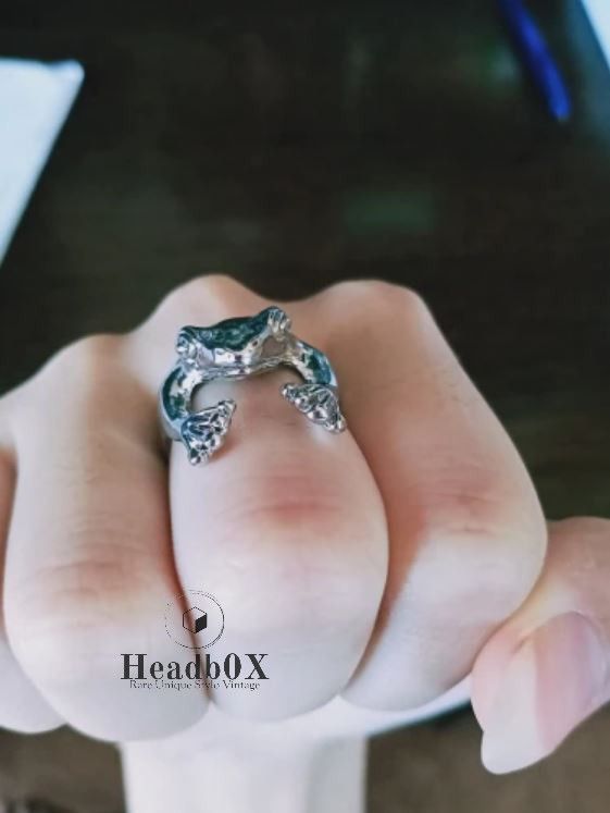 Jewelry Vintage Frog Ring Size ONE SIZE - 7 Thumbnail