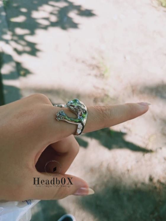 Jewelry Vintage Frog Ring Size ONE SIZE - 4 Thumbnail