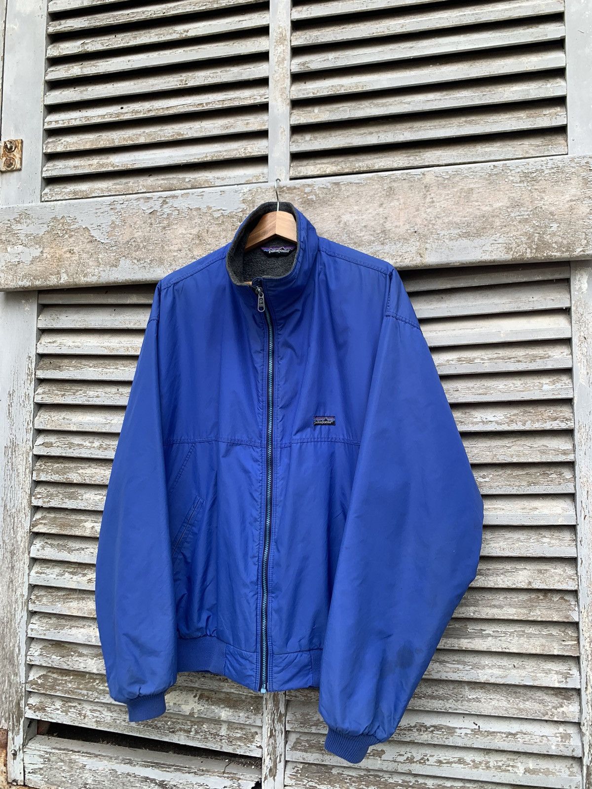 Made In Usa Patagonia Vintage PATAGONIA Fleece Lined Bomber Style Jacket Grailed