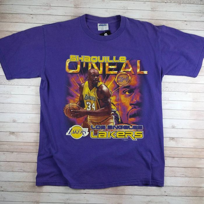 Csa Vintage Shaq Los Angeles Lakers Csa Coin Tee Shirt Size Xl Grailed