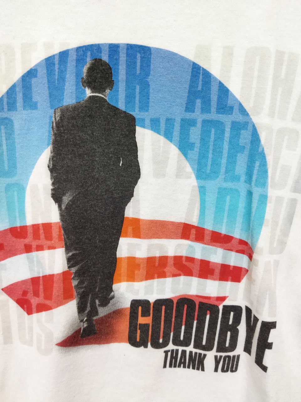 Rap Tees President Obama's tour Tshirt Size US L / EU 52-54 / 3 - 5 Thumbnail