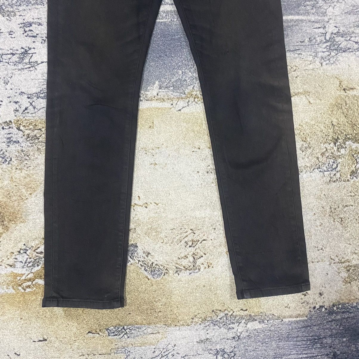 Japanese Brand × Vintage Vintage Japanese Uniqlo Faded Black Tapered Skinny Pants Size US 33 - 3 Thumbnail