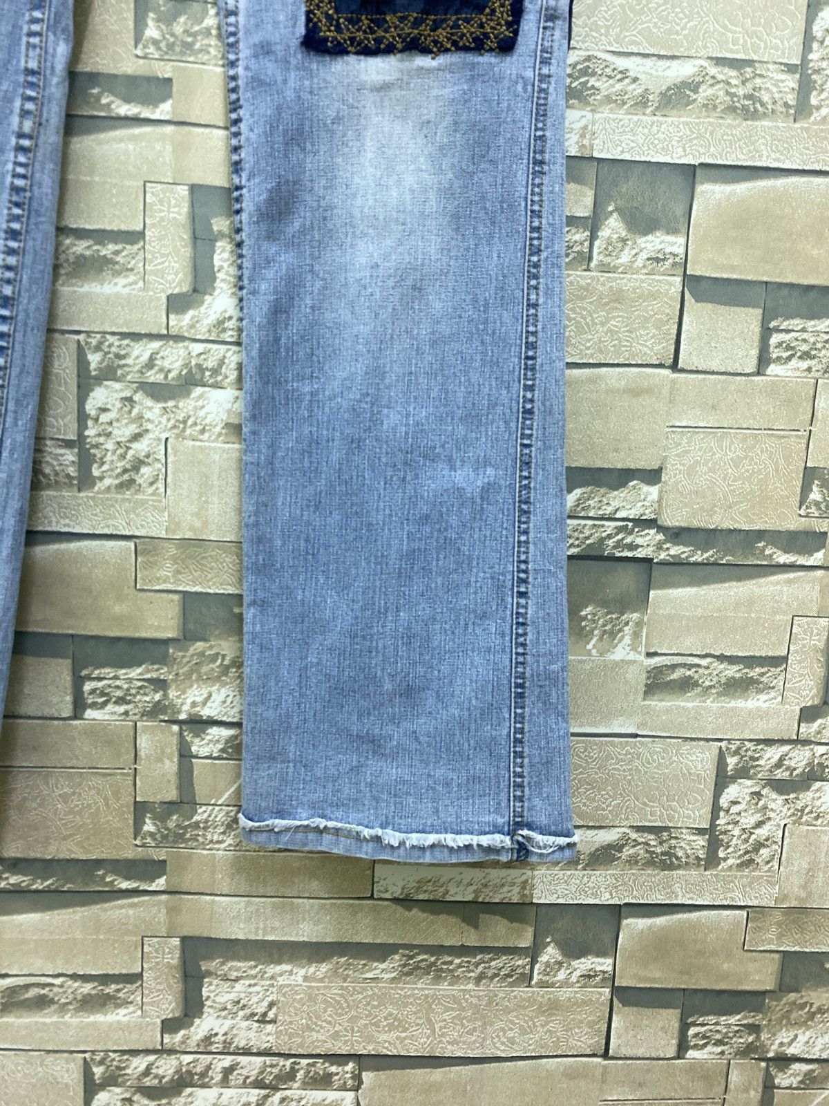Designer × Japanese Brand ROMABLUE Multipocket Cargo Hybrid Flared stretch Denim Pants Size US 31 - 8 Thumbnail