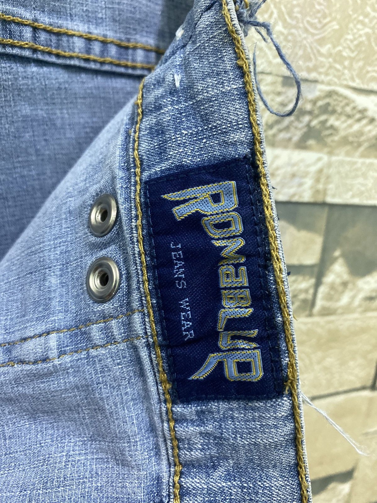 Designer × Japanese Brand ROMABLUE Multipocket Cargo Hybrid Flared stretch Denim Pants Size US 31 - 22 Thumbnail