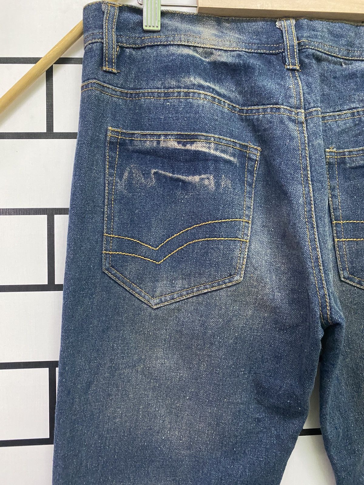 In The Attic × Japanese Brand × Vintage VINTAGE IN THE ATTIC POEM DISTRESSED DENIM Size US 32 / EU 48 - 13 Thumbnail