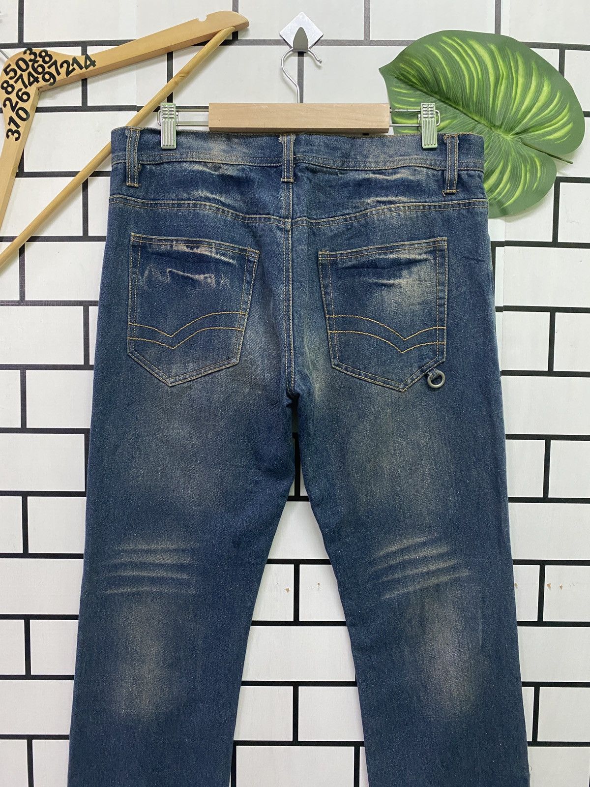 In The Attic × Japanese Brand × Vintage VINTAGE IN THE ATTIC POEM DISTRESSED DENIM Size US 32 / EU 48 - 12 Thumbnail