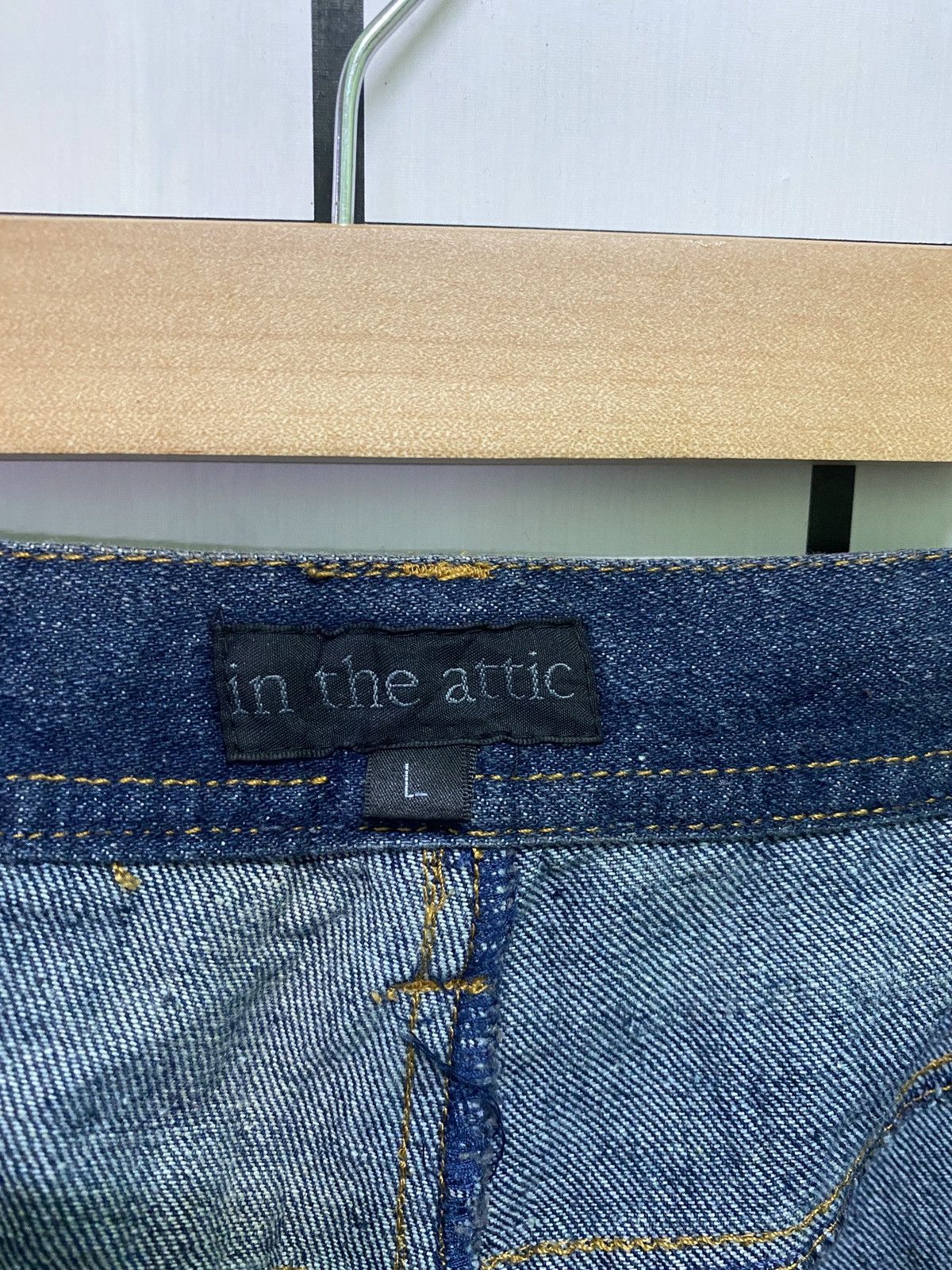 In The Attic × Japanese Brand × Vintage VINTAGE IN THE ATTIC POEM DISTRESSED DENIM Size US 32 / EU 48 - 21 Thumbnail