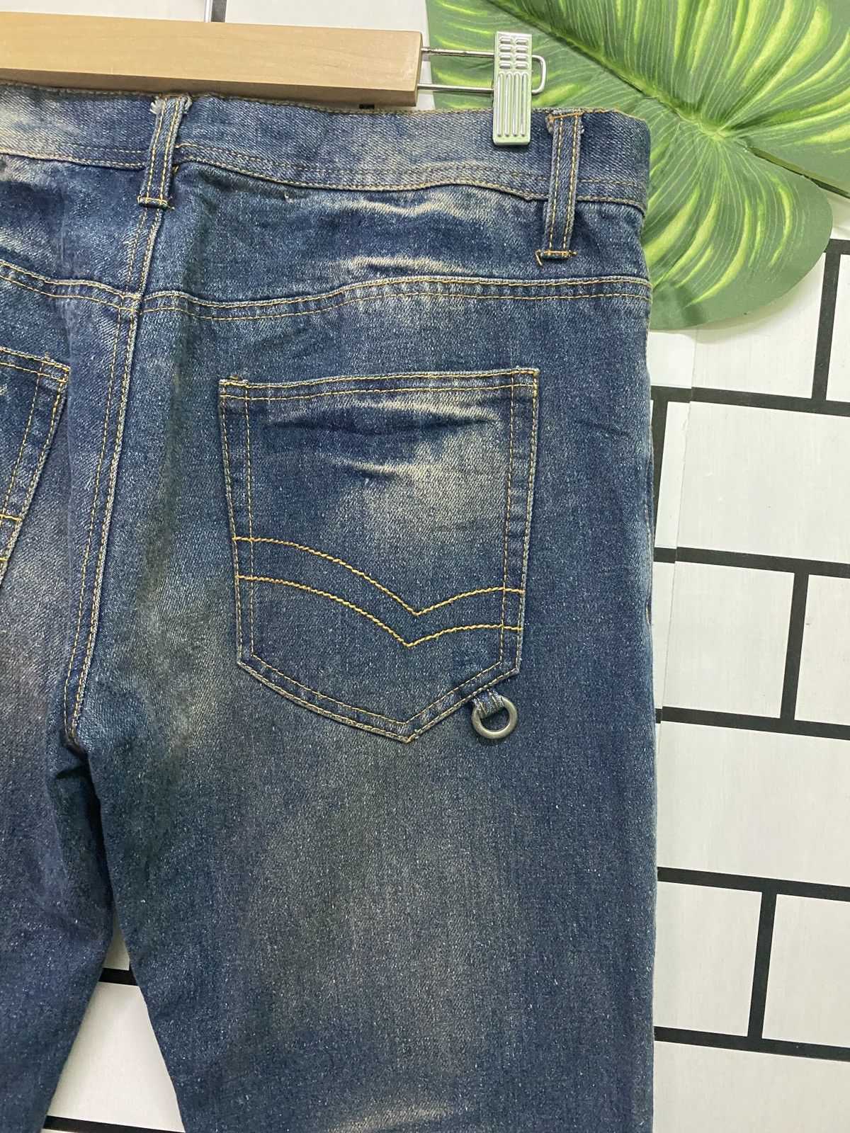 In The Attic × Japanese Brand × Vintage VINTAGE IN THE ATTIC POEM DISTRESSED DENIM Size US 32 / EU 48 - 14 Thumbnail