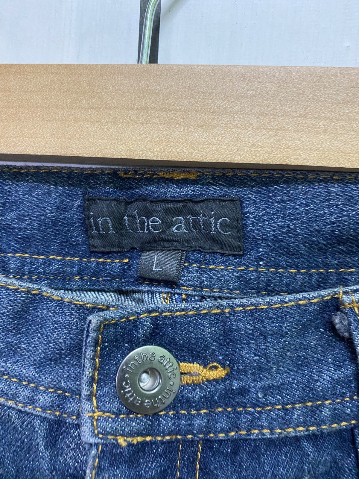 In The Attic × Japanese Brand × Vintage VINTAGE IN THE ATTIC POEM DISTRESSED DENIM Size US 32 / EU 48 - 11 Thumbnail
