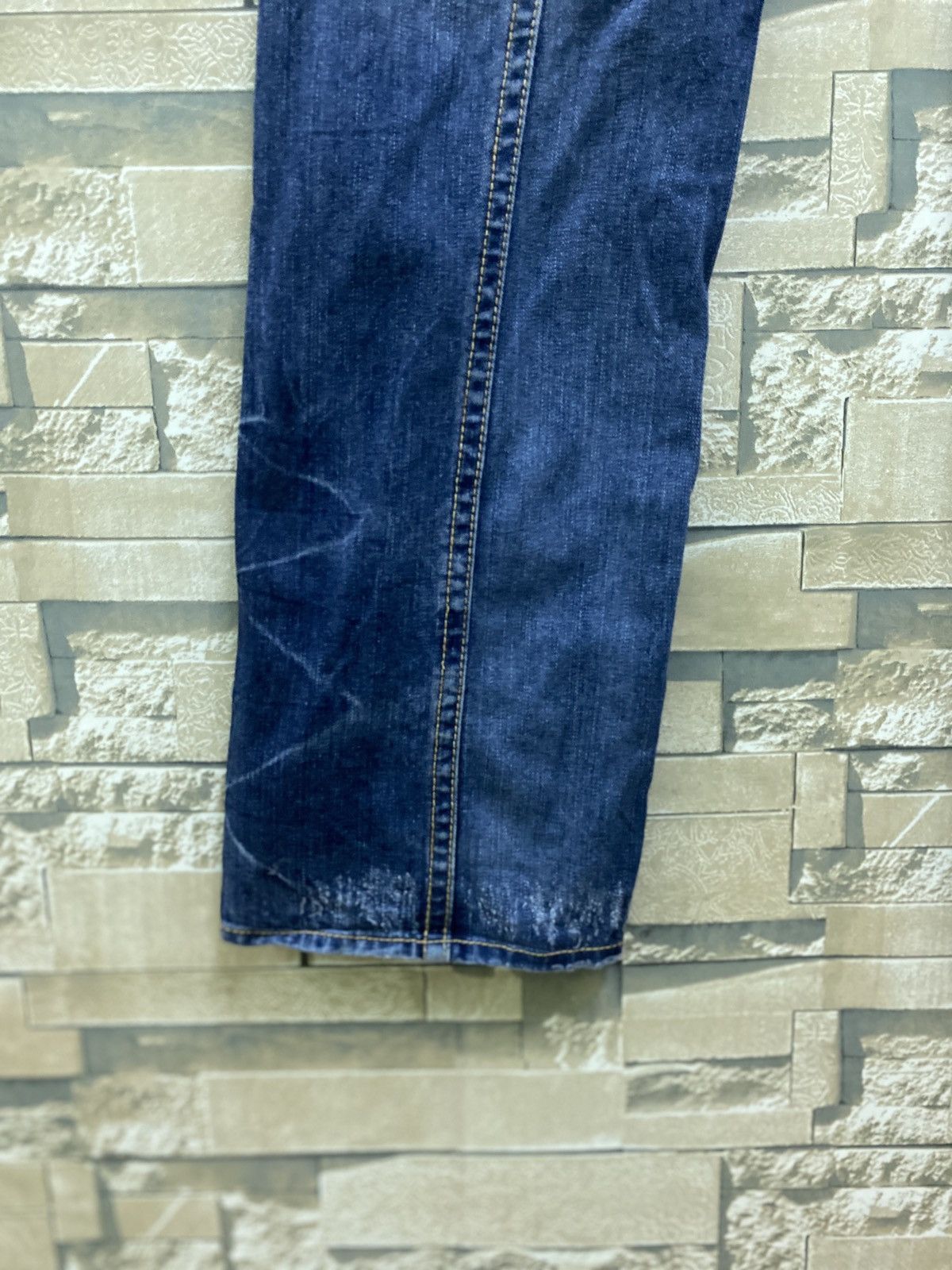 Designer × Japanese Brand × Vintage Flared Junya Watanabe EXHIBITIONIST Distress Patchwork Denim Size US 32 / EU 48 - 15 Thumbnail