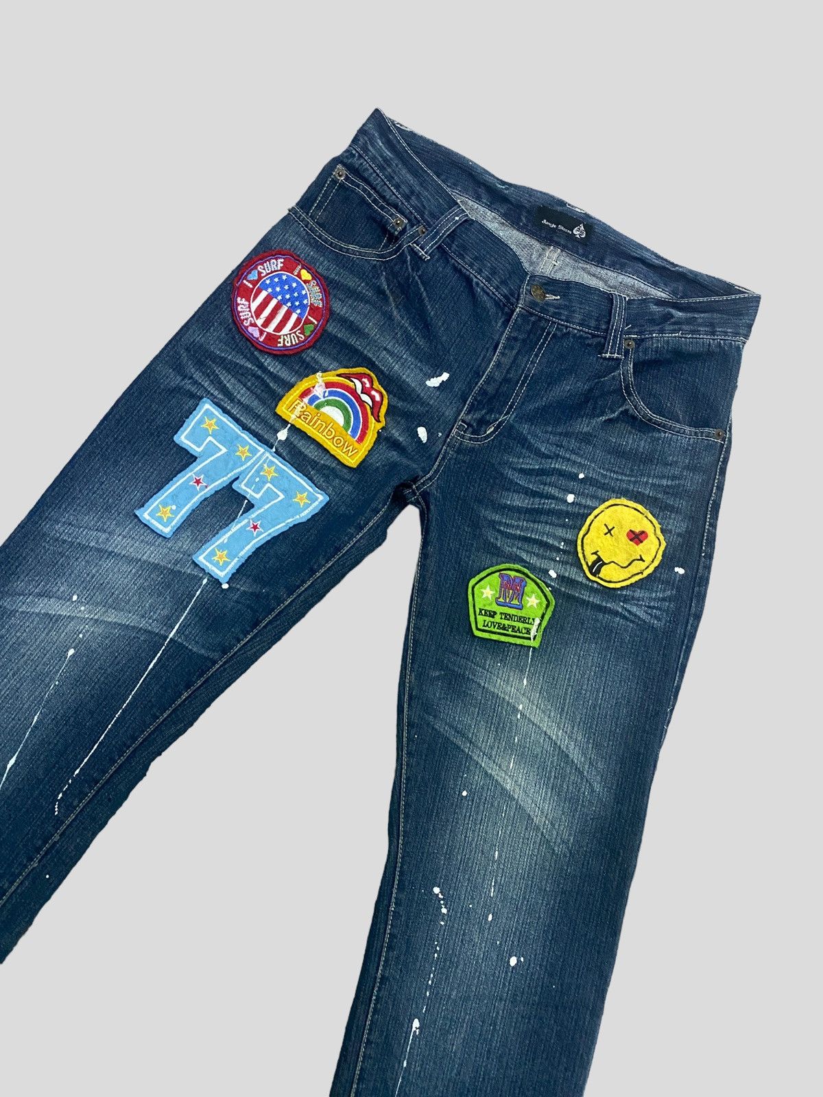 Japanese Brand × Vintage VINTAGE JUNGLE STORM PATCHES DAICOK RARE DESIGN DENIM Size US 30 / EU 46 - 5 Thumbnail