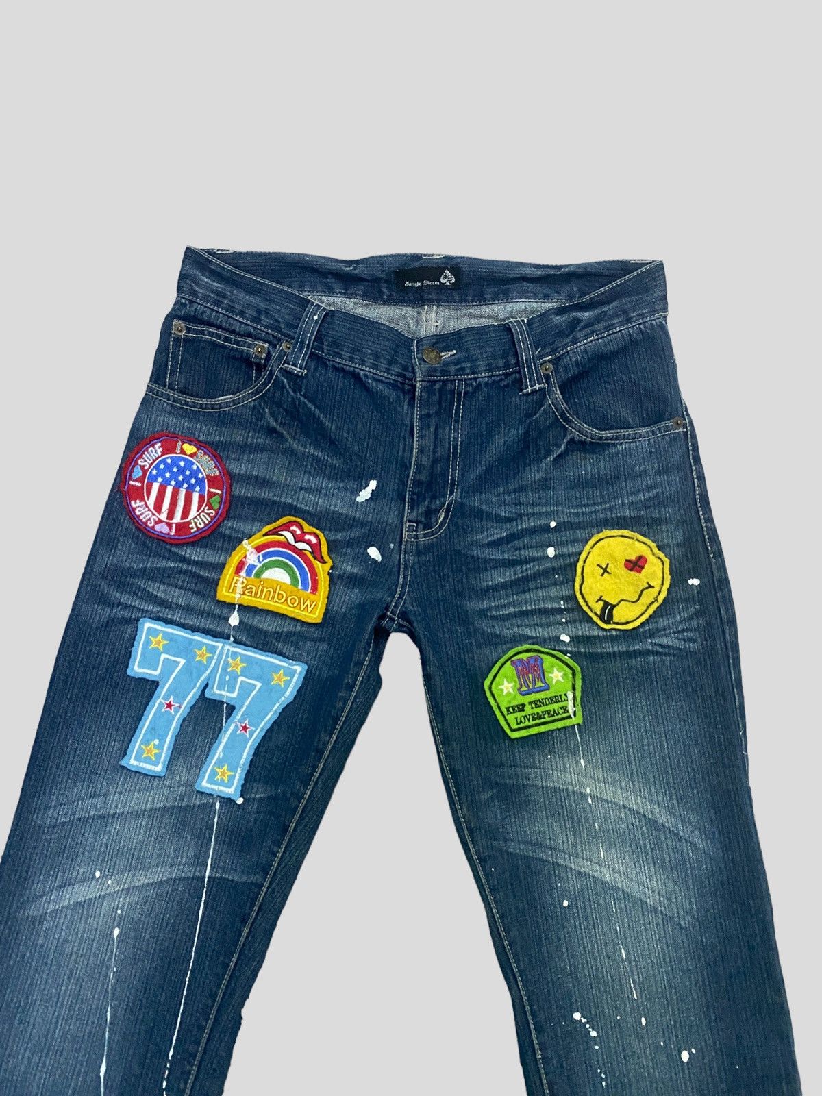 Japanese Brand × Vintage VINTAGE JUNGLE STORM PATCHES DAICOK RARE DESIGN DENIM Size US 30 / EU 46 - 3 Thumbnail