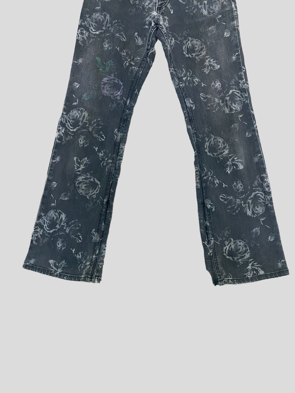 Japanese Brand × Vintage NATIONALITY + NAME || GROSBEC FLARED FLOWER ACID WASH DENIM Size US 26 / EU 42 - 4 Thumbnail