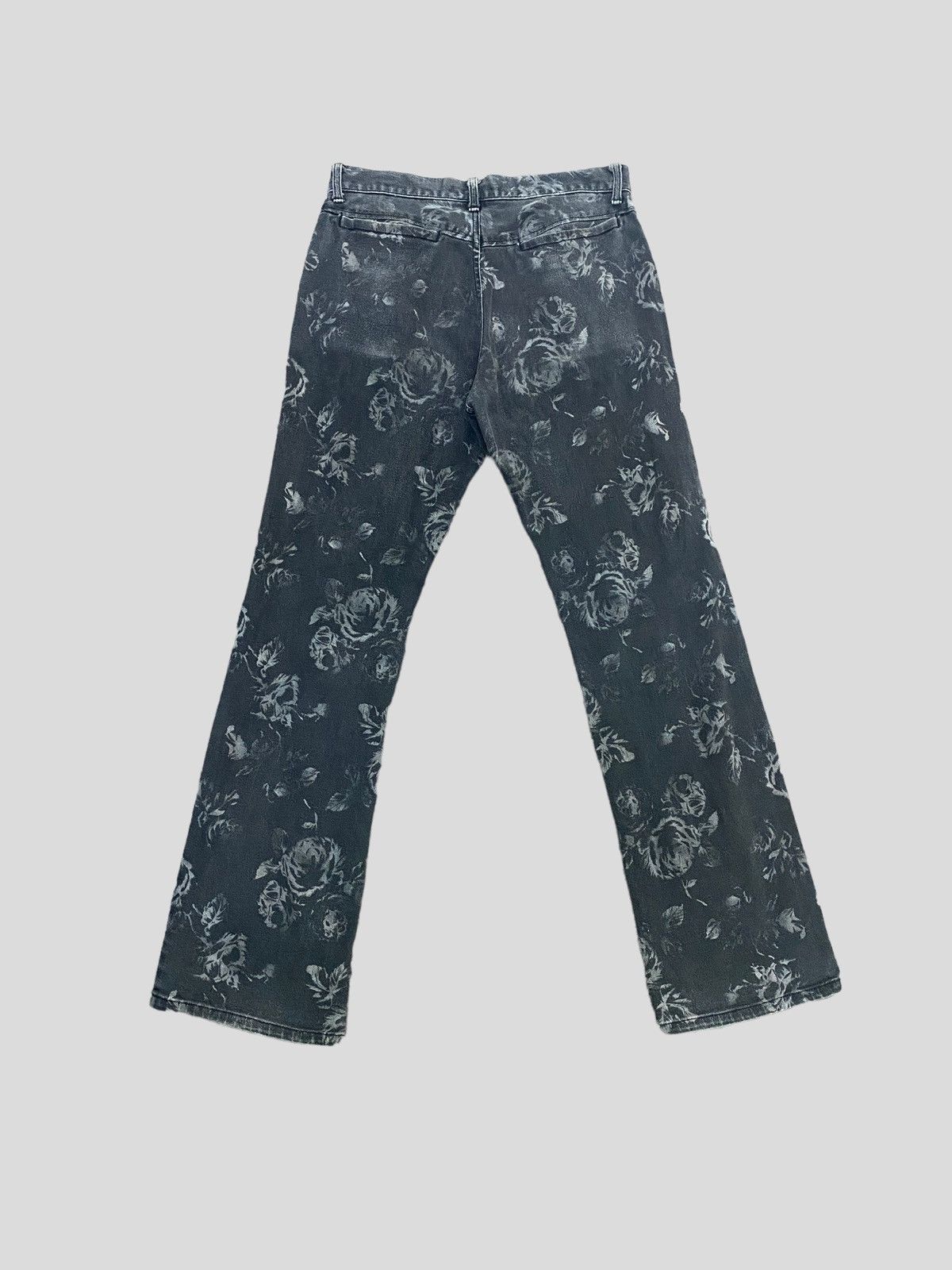 Japanese Brand × Vintage NATIONALITY + NAME || GROSBEC FLARED FLOWER ACID WASH DENIM Size US 26 / EU 42 - 2 Thumbnail