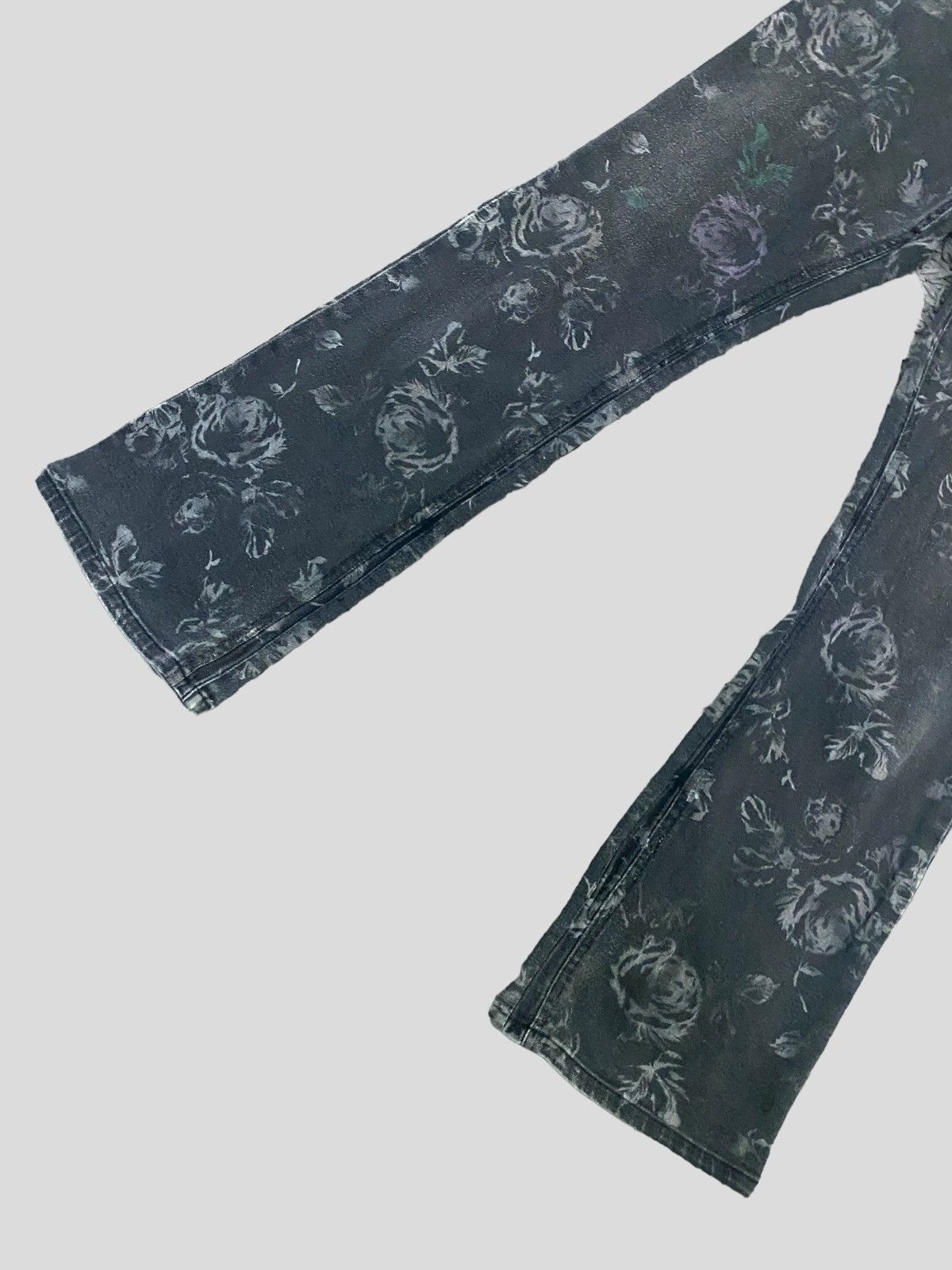 Japanese Brand × Vintage NATIONALITY + NAME || GROSBEC FLARED FLOWER ACID WASH DENIM Size US 26 / EU 42 - 5 Thumbnail