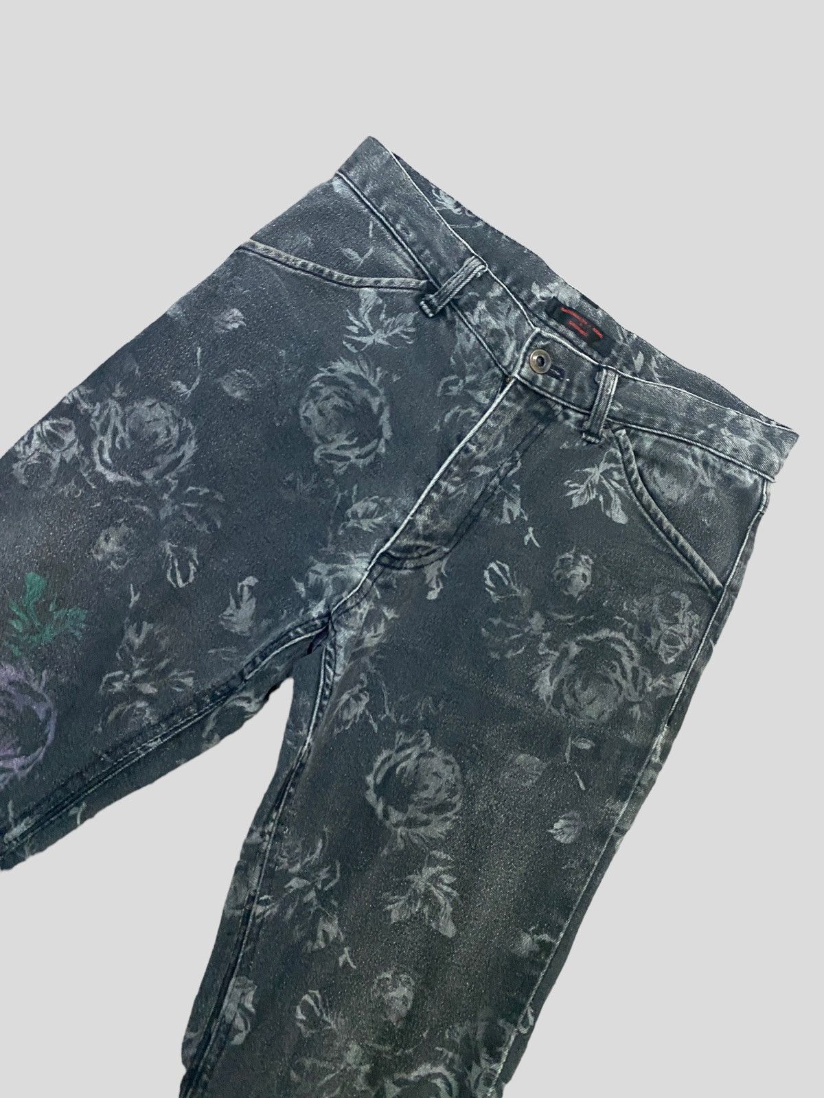 Japanese Brand × Vintage NATIONALITY + NAME || GROSBEC FLARED FLOWER ACID WASH DENIM Size US 26 / EU 42 - 6 Thumbnail