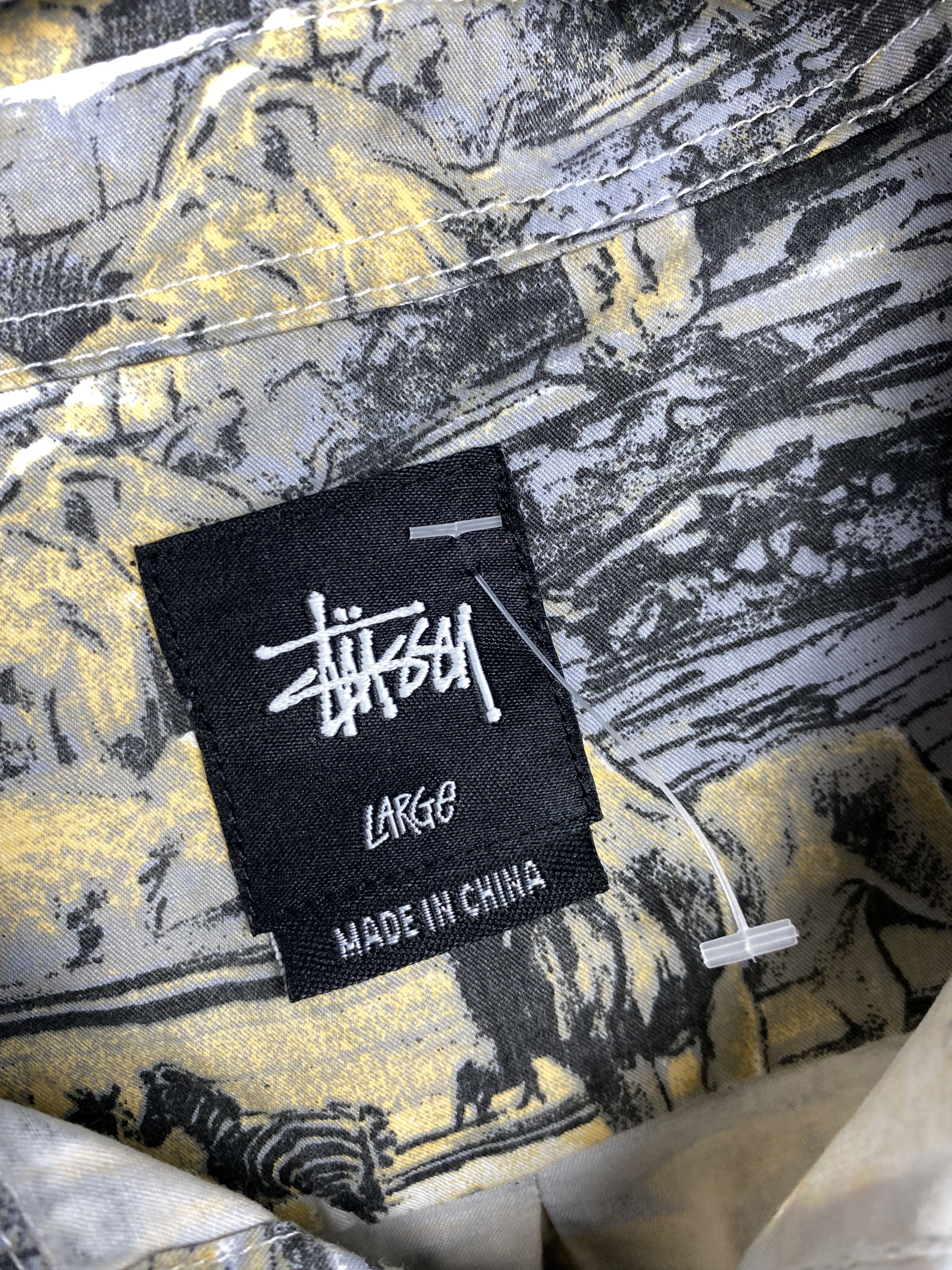 Stussy Stussy Mens Overprinted Shirt Size US L / EU 52-54 / 3 - 5 Thumbnail