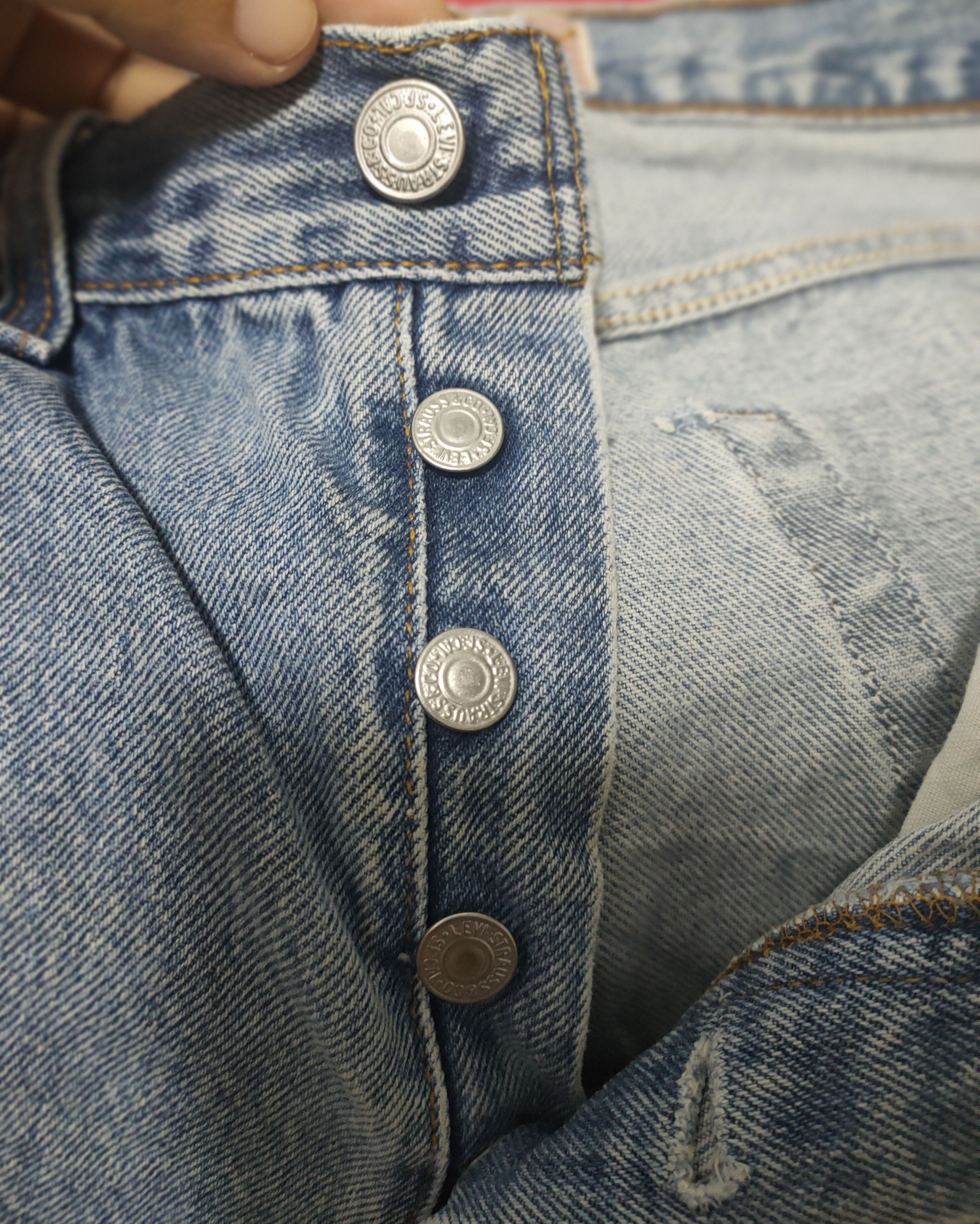 Levi's Vintage Clothing 💥Vtg Levis 501 Reconstructed by Freak Store 💥 Size US 31 - 14 Thumbnail
