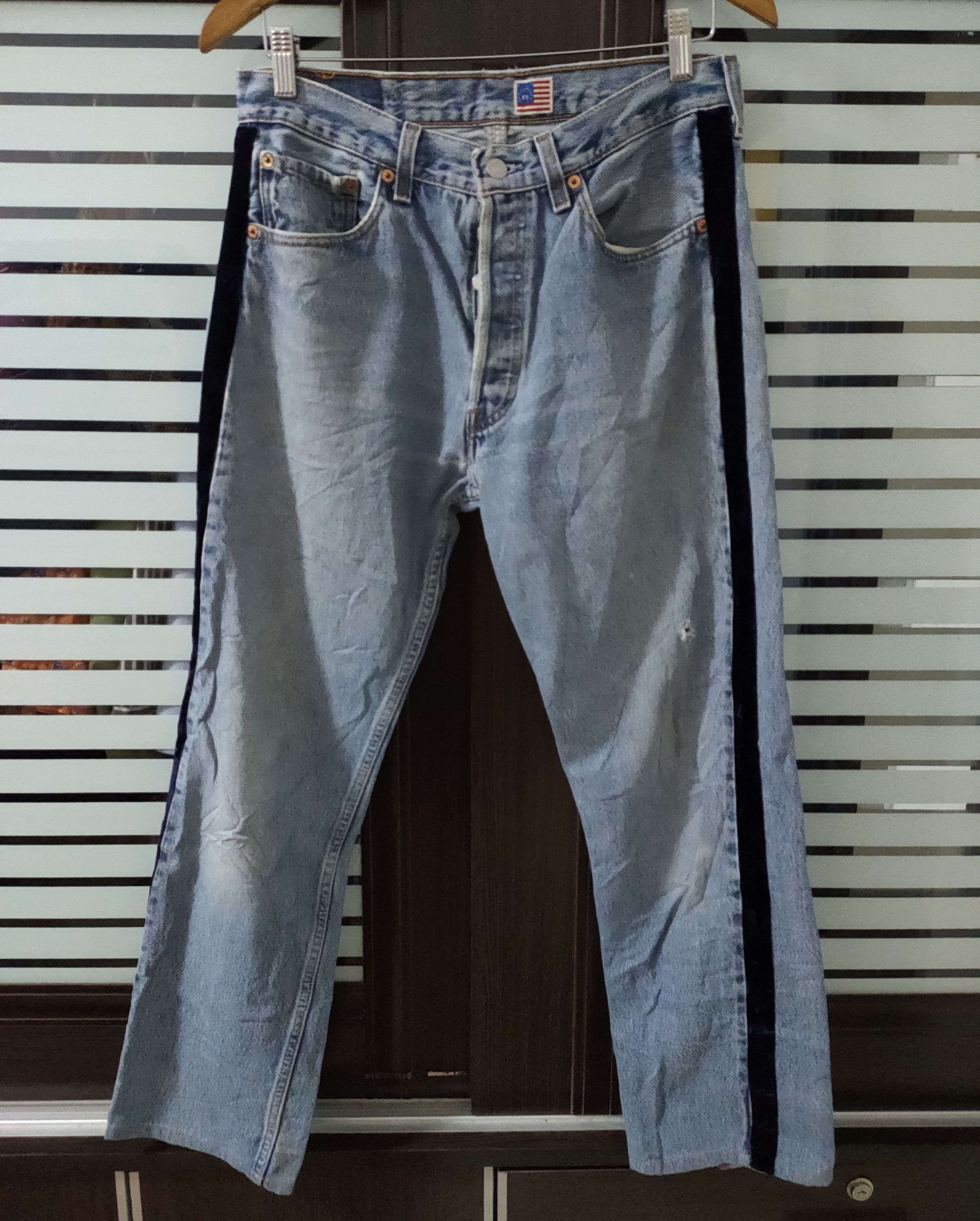 Levi's Vintage Clothing 💥Vtg Levis 501 Reconstructed by Freak Store 💥 Size US 31 - 2 Thumbnail