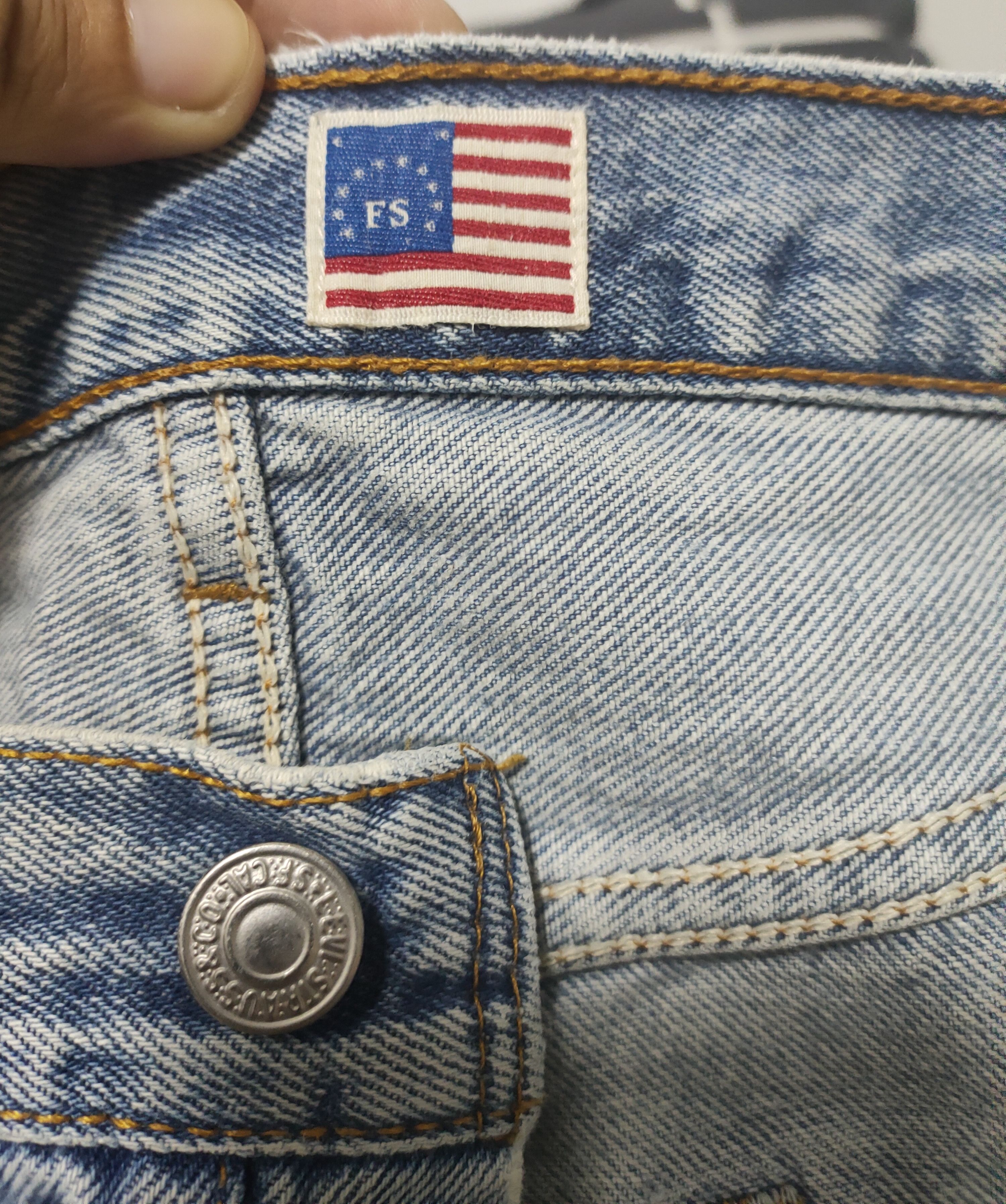 Levi's Vintage Clothing 💥Vtg Levis 501 Reconstructed by Freak Store 💥 Size US 31 - 13 Thumbnail